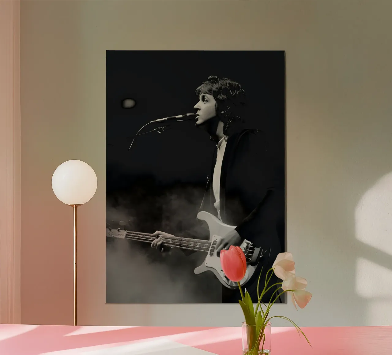 Paul McCartney carta hahnemühle da Low poly art
