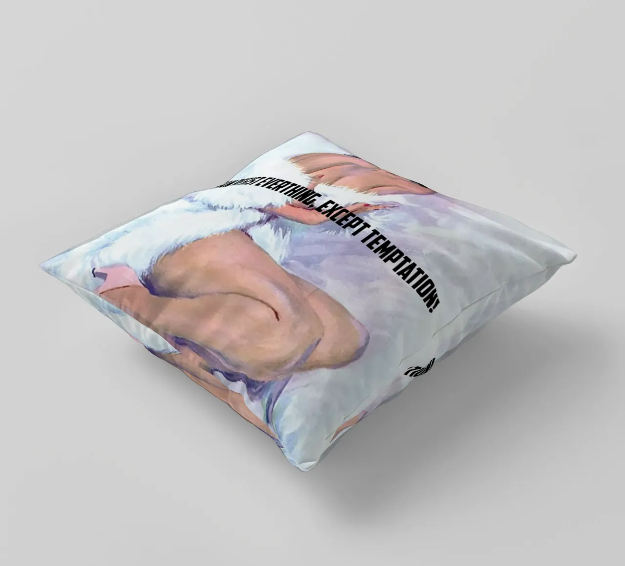 I Can Resist Everything cuscino da Gallery Print and Art Limited