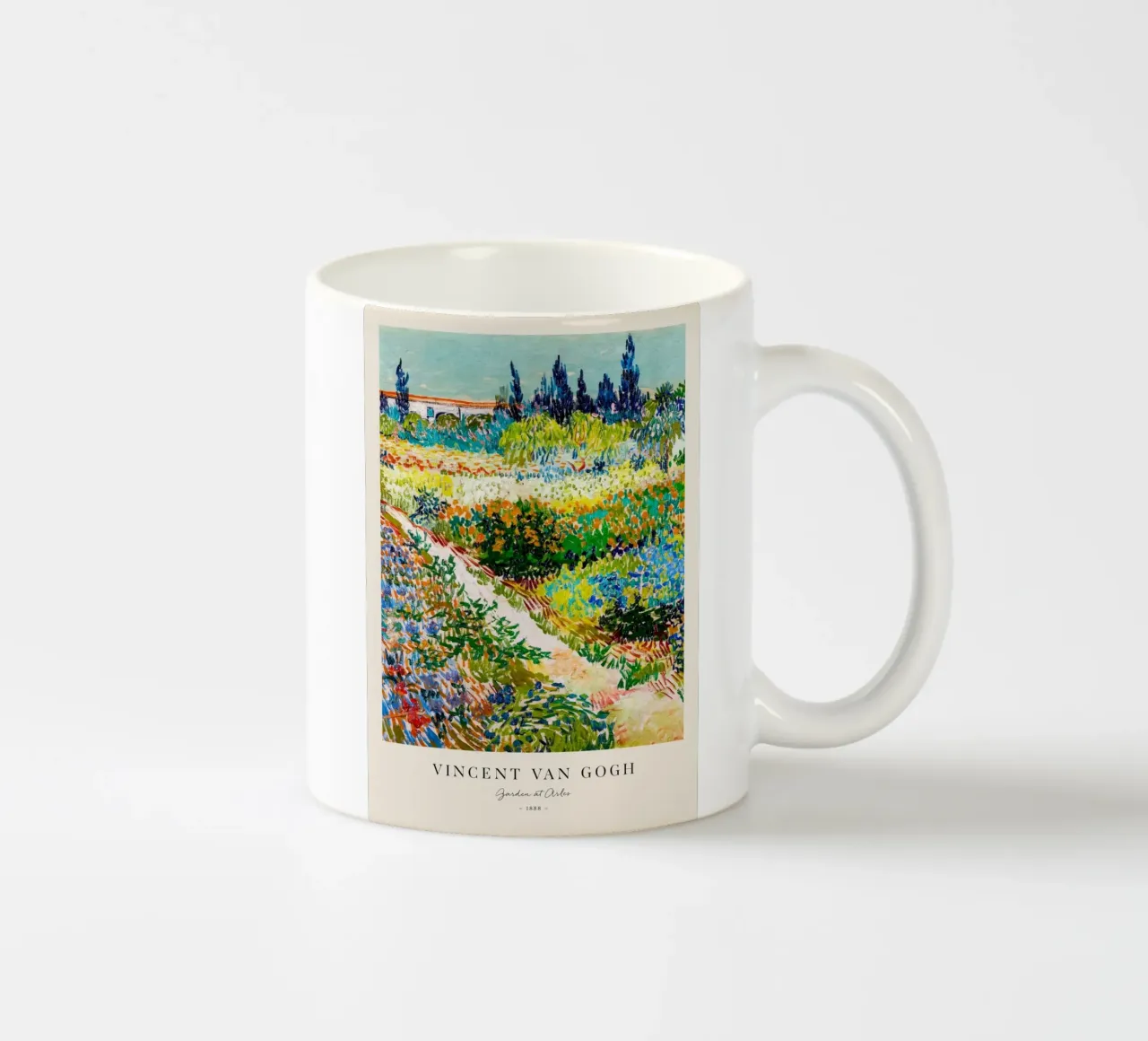 Van Gogh - Garden at Arles Print ceramic mug by Sylviepaint