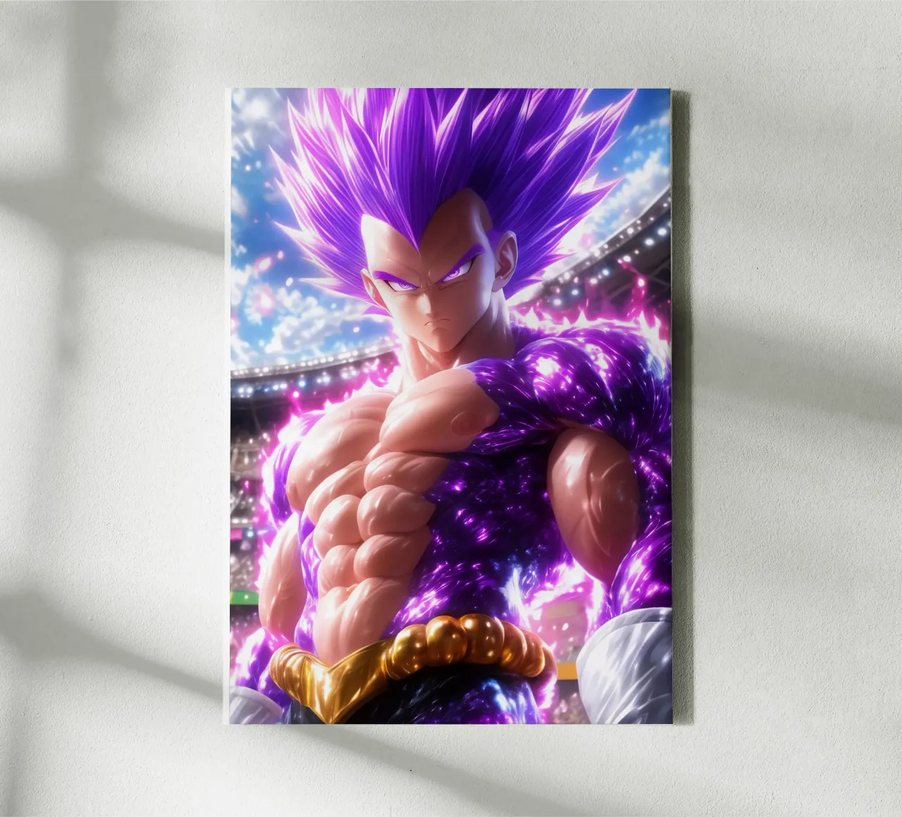 Vegeta Drakenbal canvas met Baklijst van Fleur de Lys