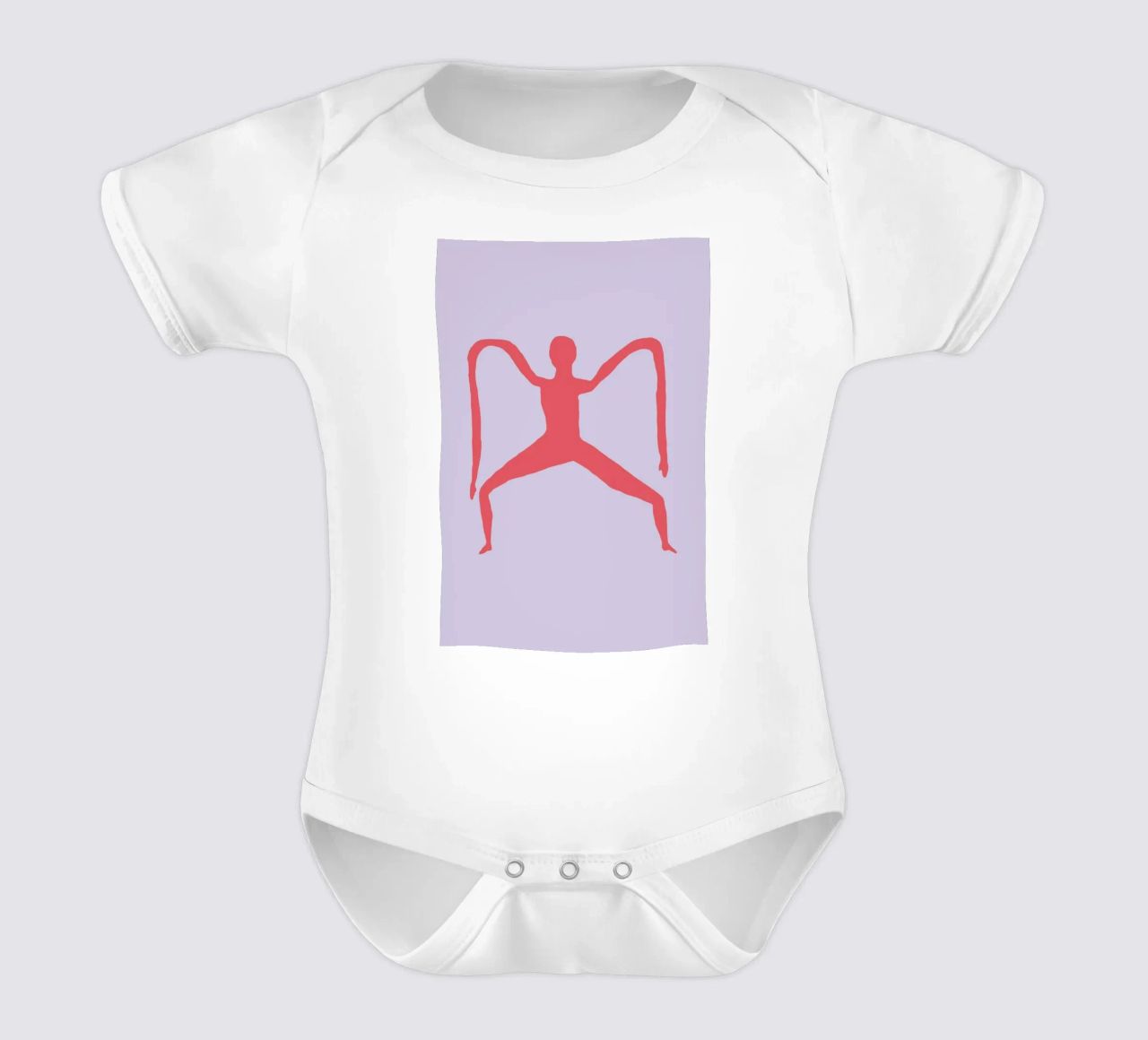 Elastic Dancer body neonato maniche corte da Jack Webster