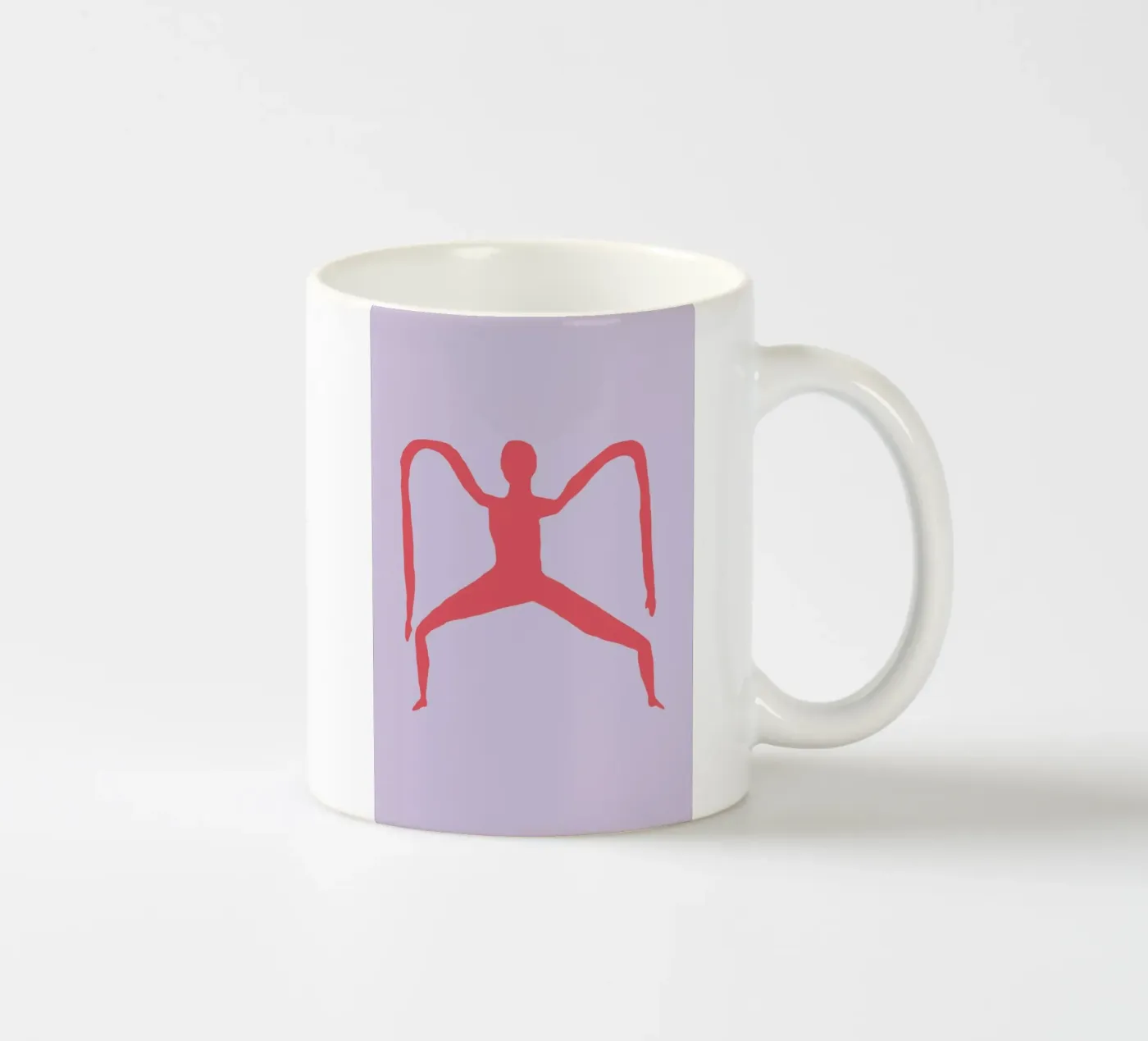 Elastic Dancer ceramic mug by Jack Webster