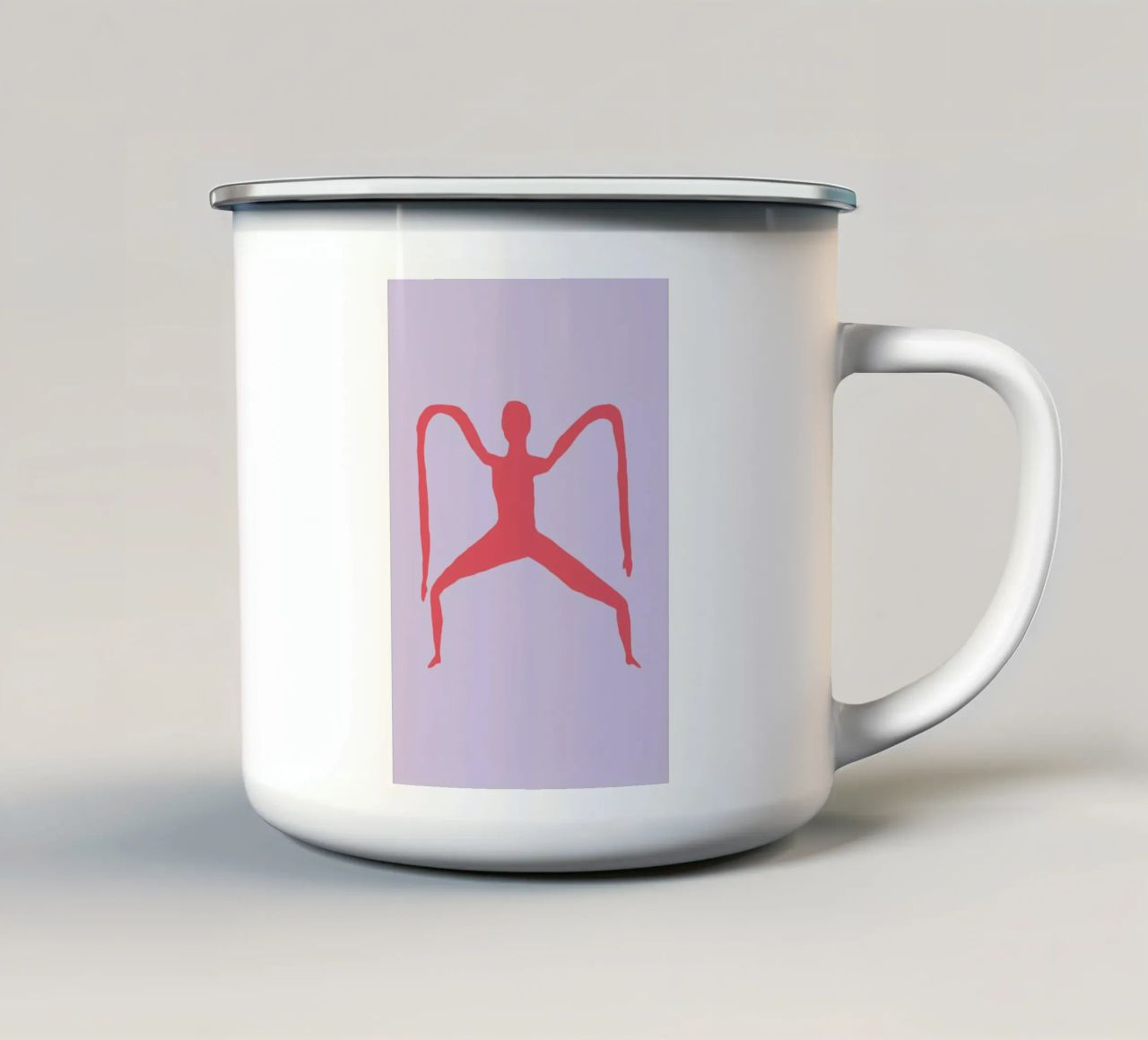 Elastic Dancer tazza in smalto da Jack Webster
