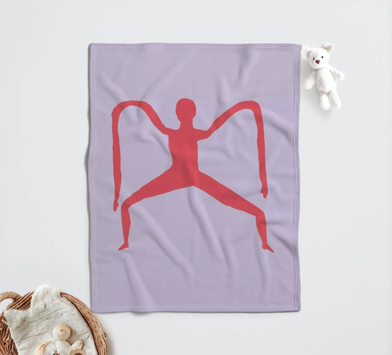 Elastic Dancer Fleecedecke von Jack Webster