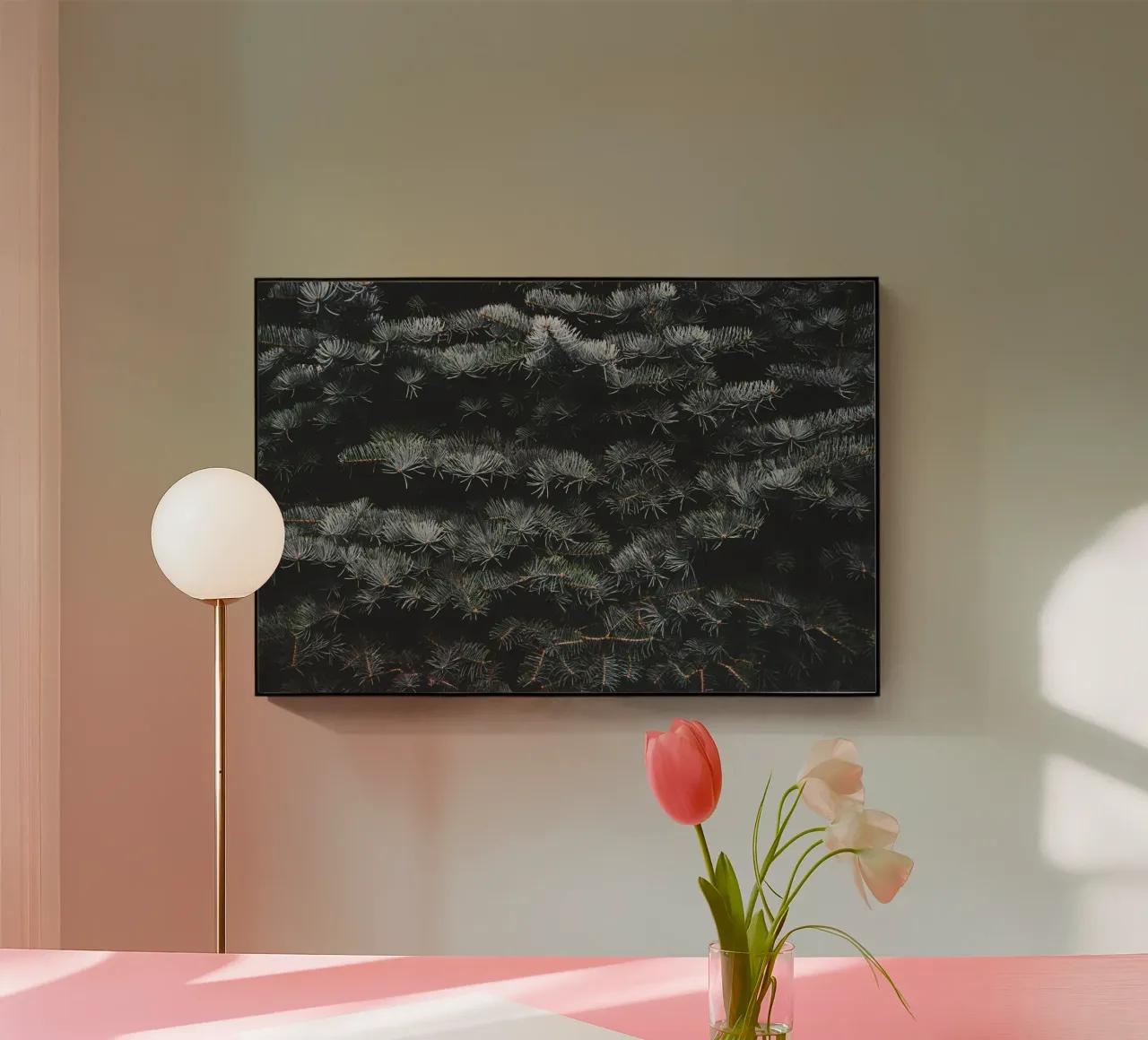 Studio botanico scuro plexiglass da PhotoVibe Decor