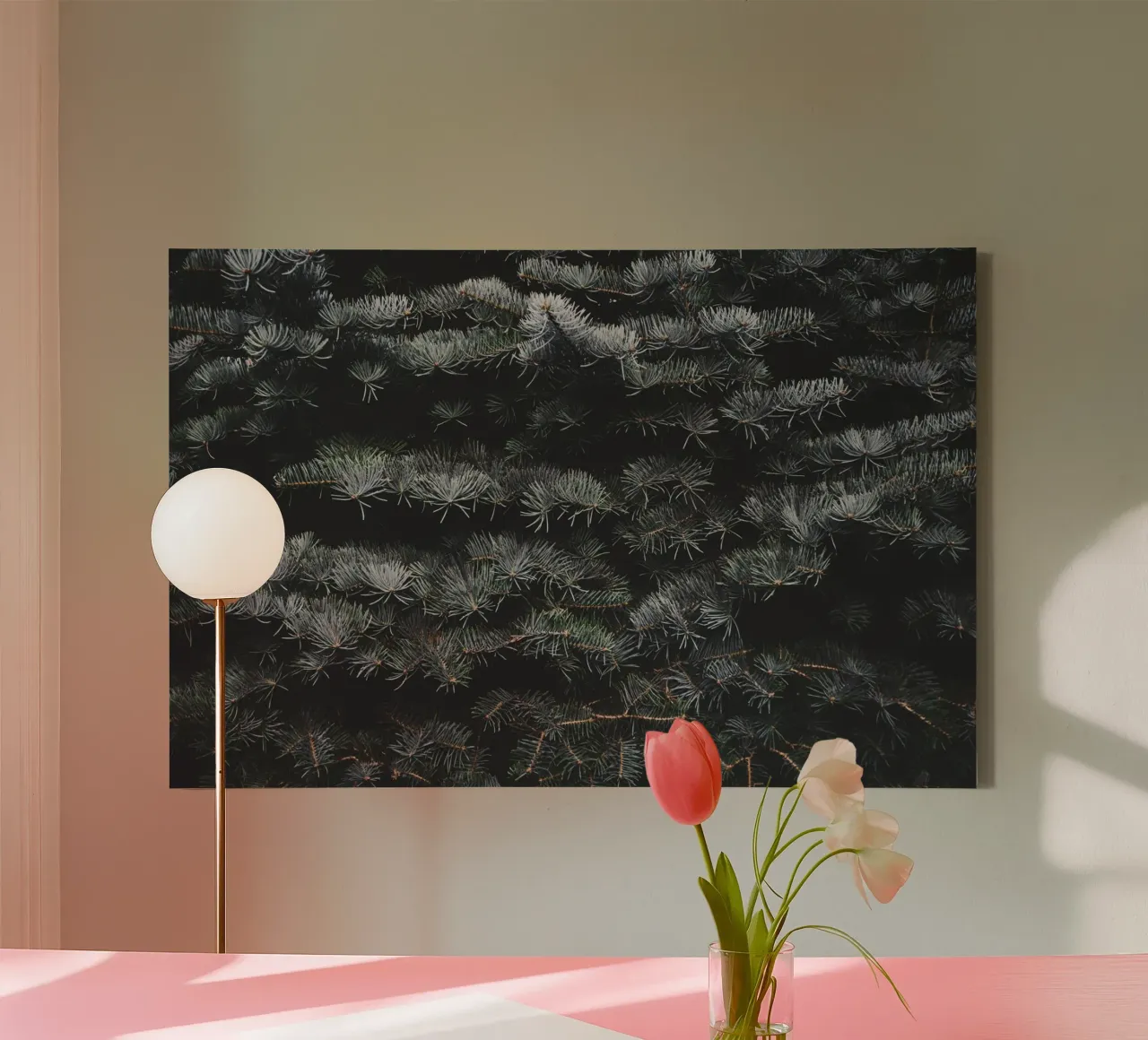 Studio botanico scuro tela da PhotoVibe Decor