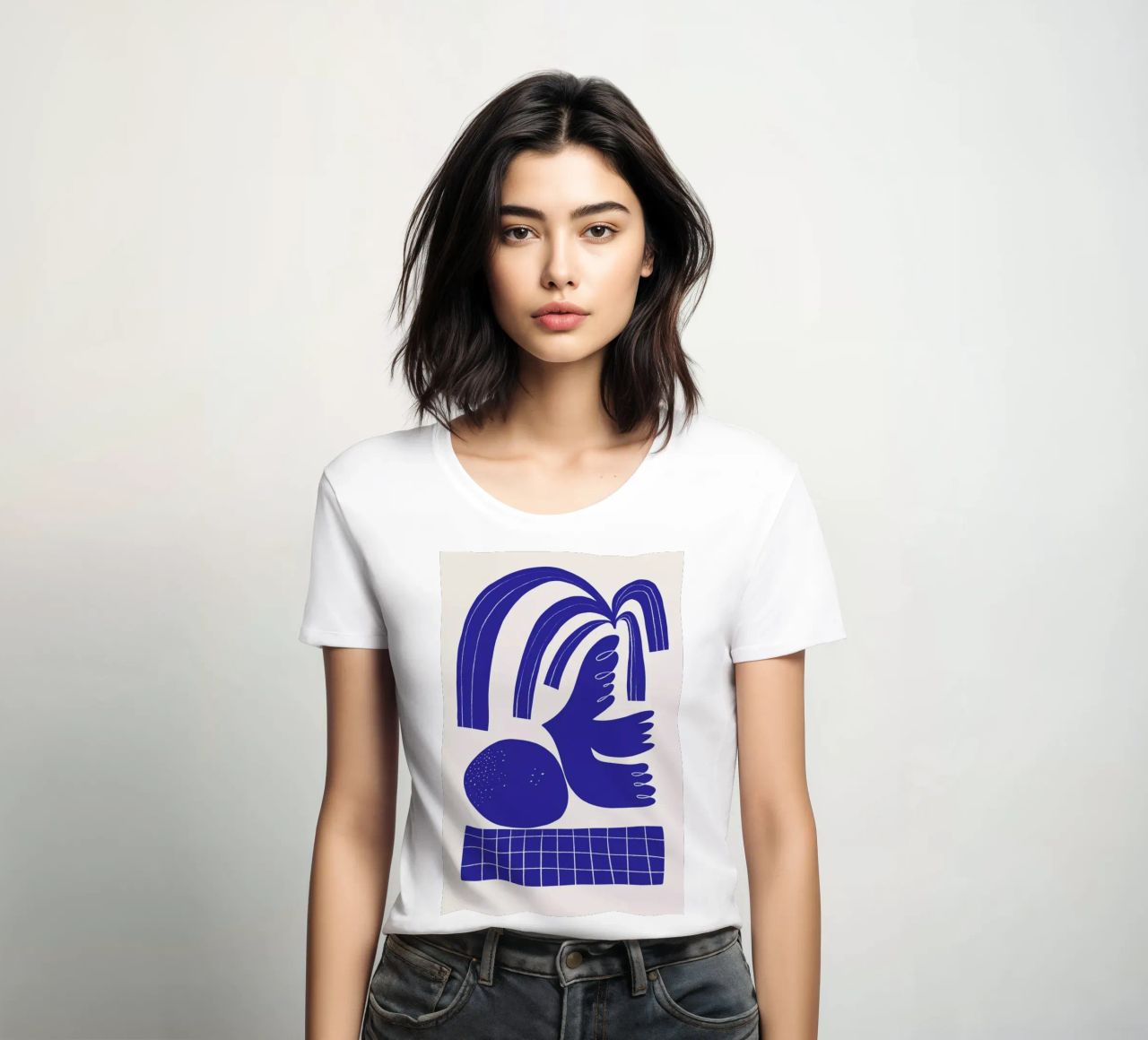 Living Shapes women's fitted t-shirt by Pure