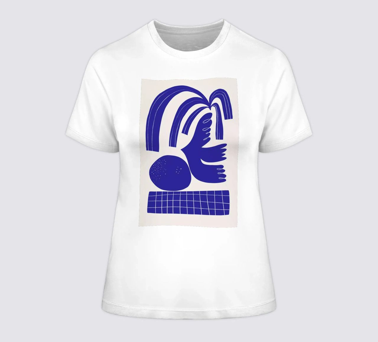 Living Shapes women's fitted t-shirt by Pure