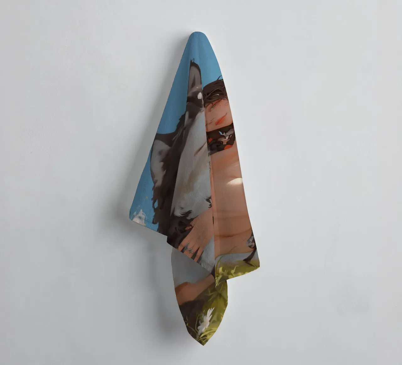 Compagno selvaggio asciugamano da bagno da Cute Art