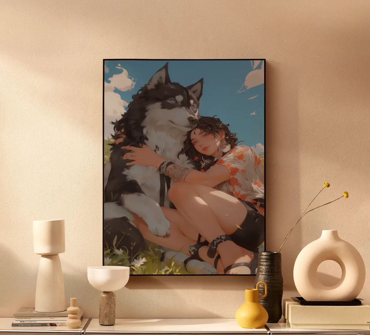 Compagno selvaggio plexiglass da Cute Art