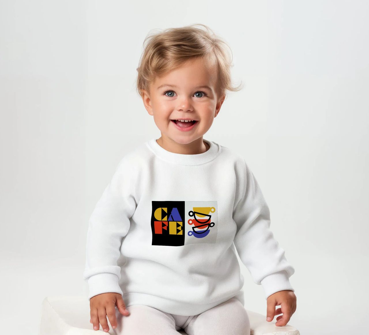 Caffè felpa neonato da Bo Lundberg
