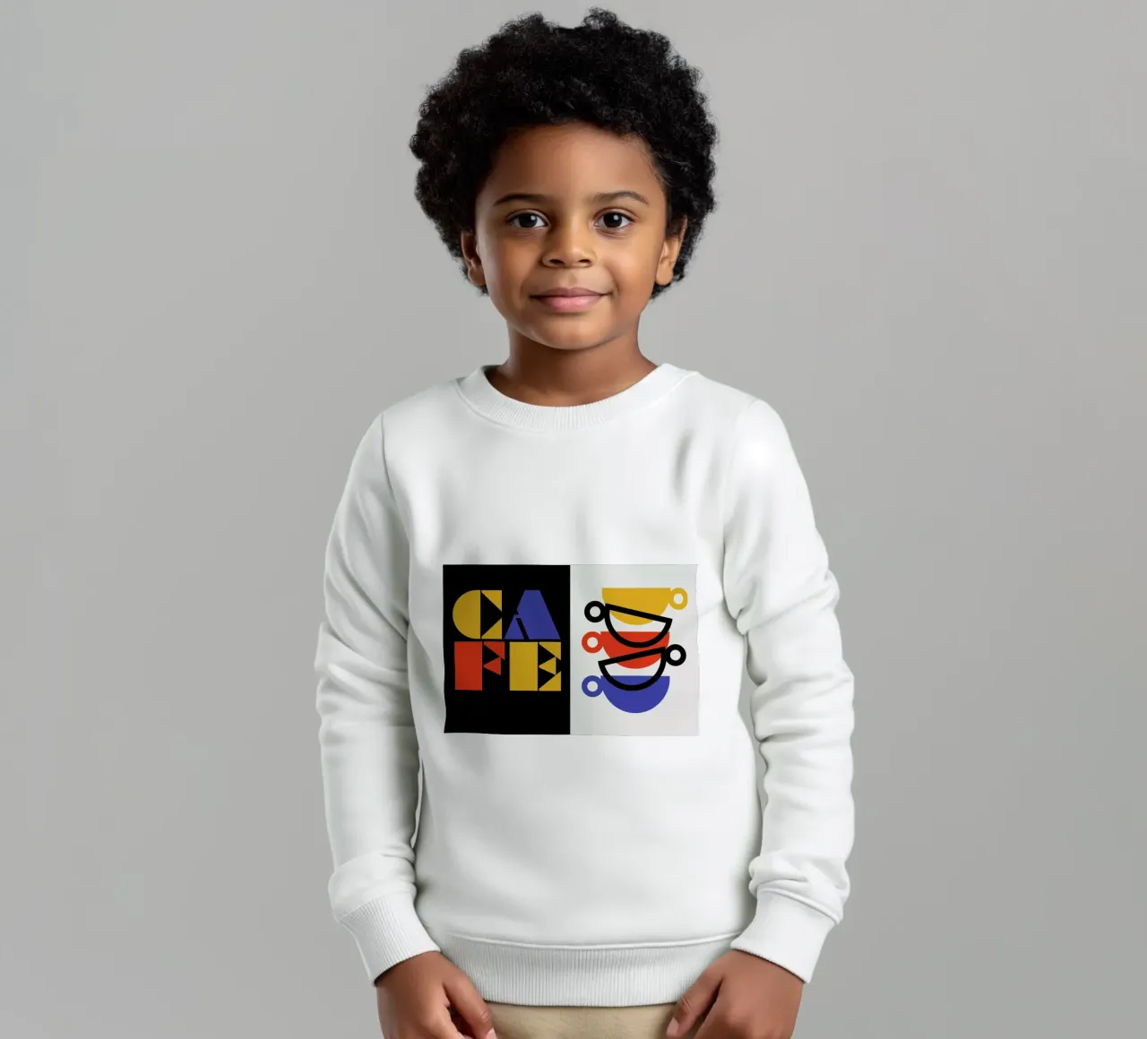 Caffè felpa bambino da Bo Lundberg