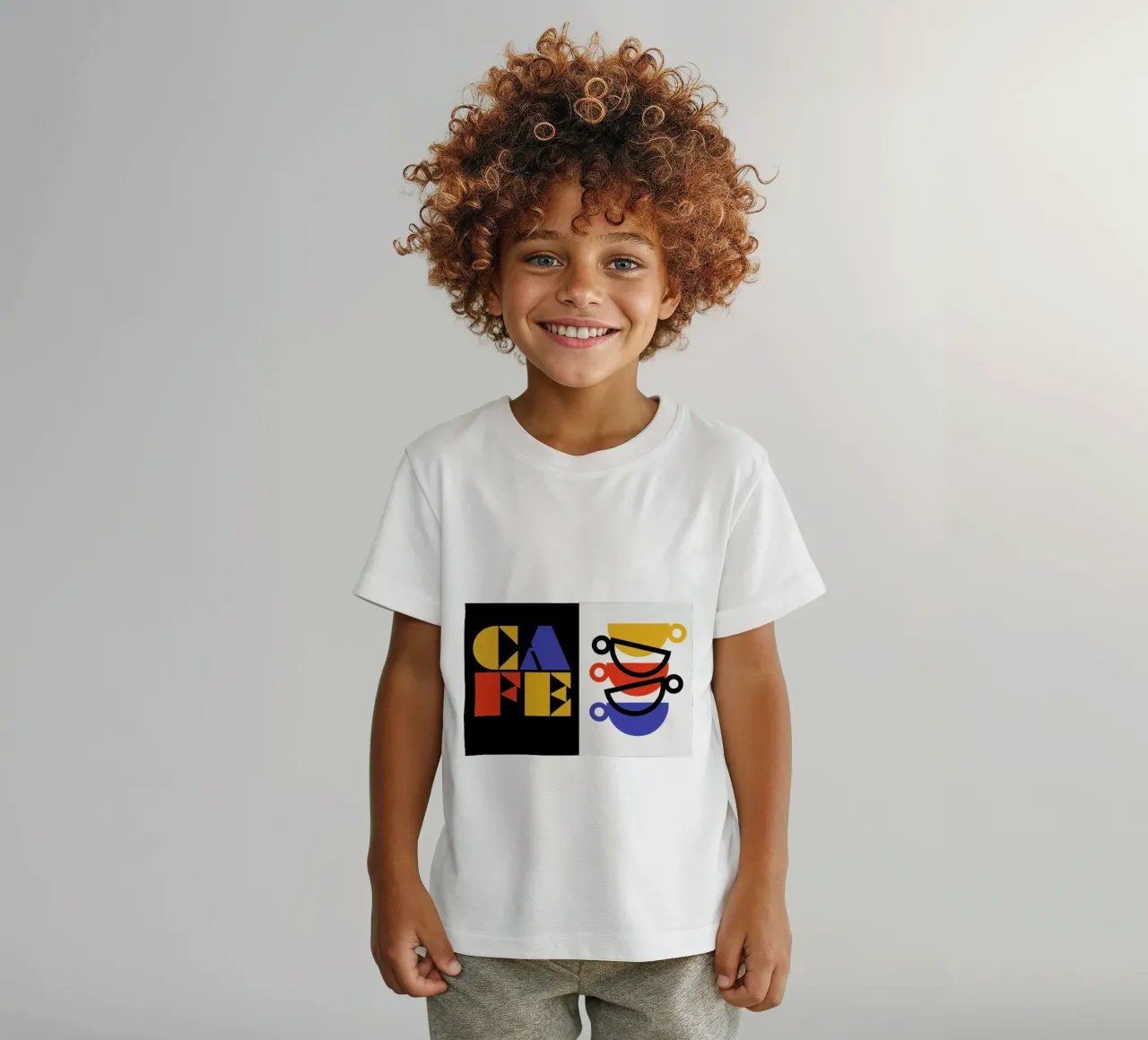 Cafe Kinder T-Shirt von Bo Lundberg