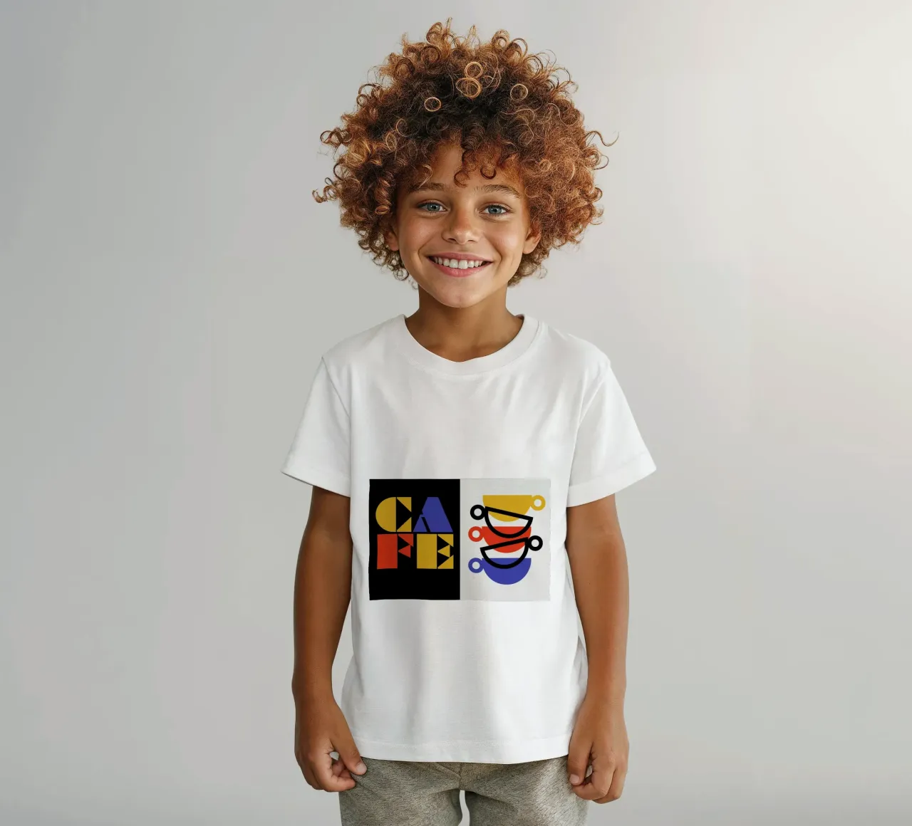Cafe Kinder T-Shirt von Bo Lundberg