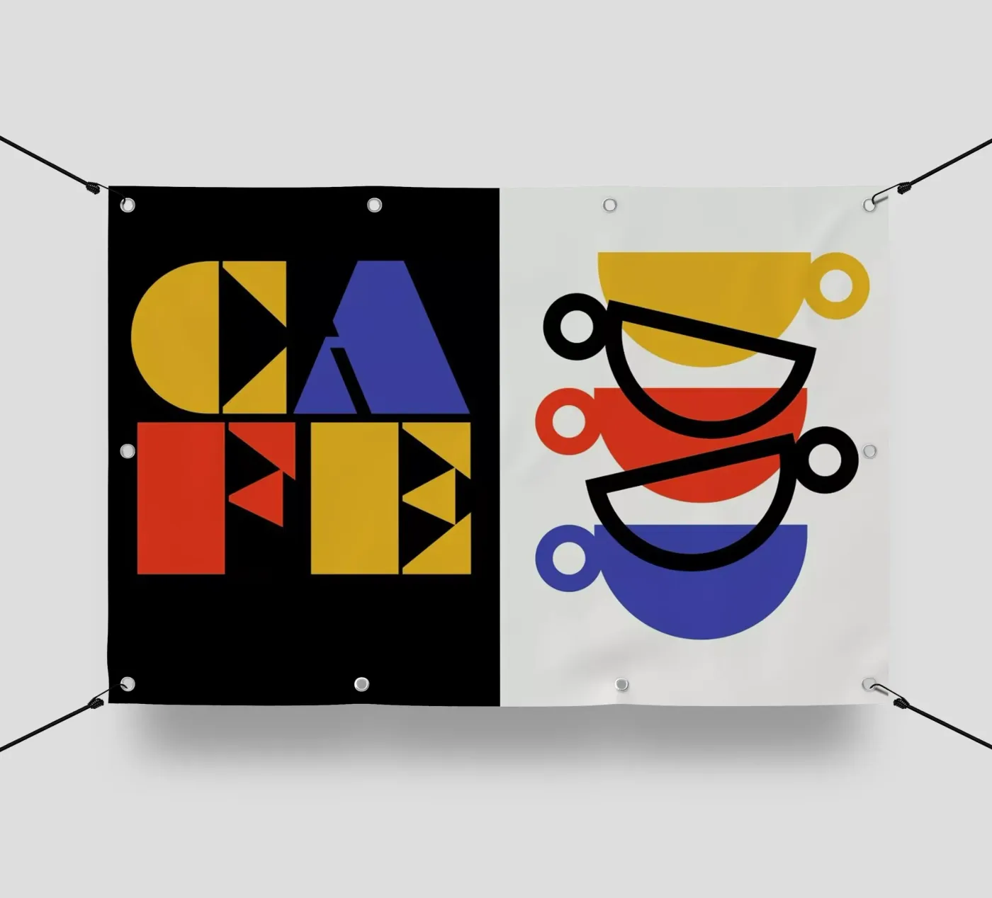 Caffè telo in pvc da Bo Lundberg