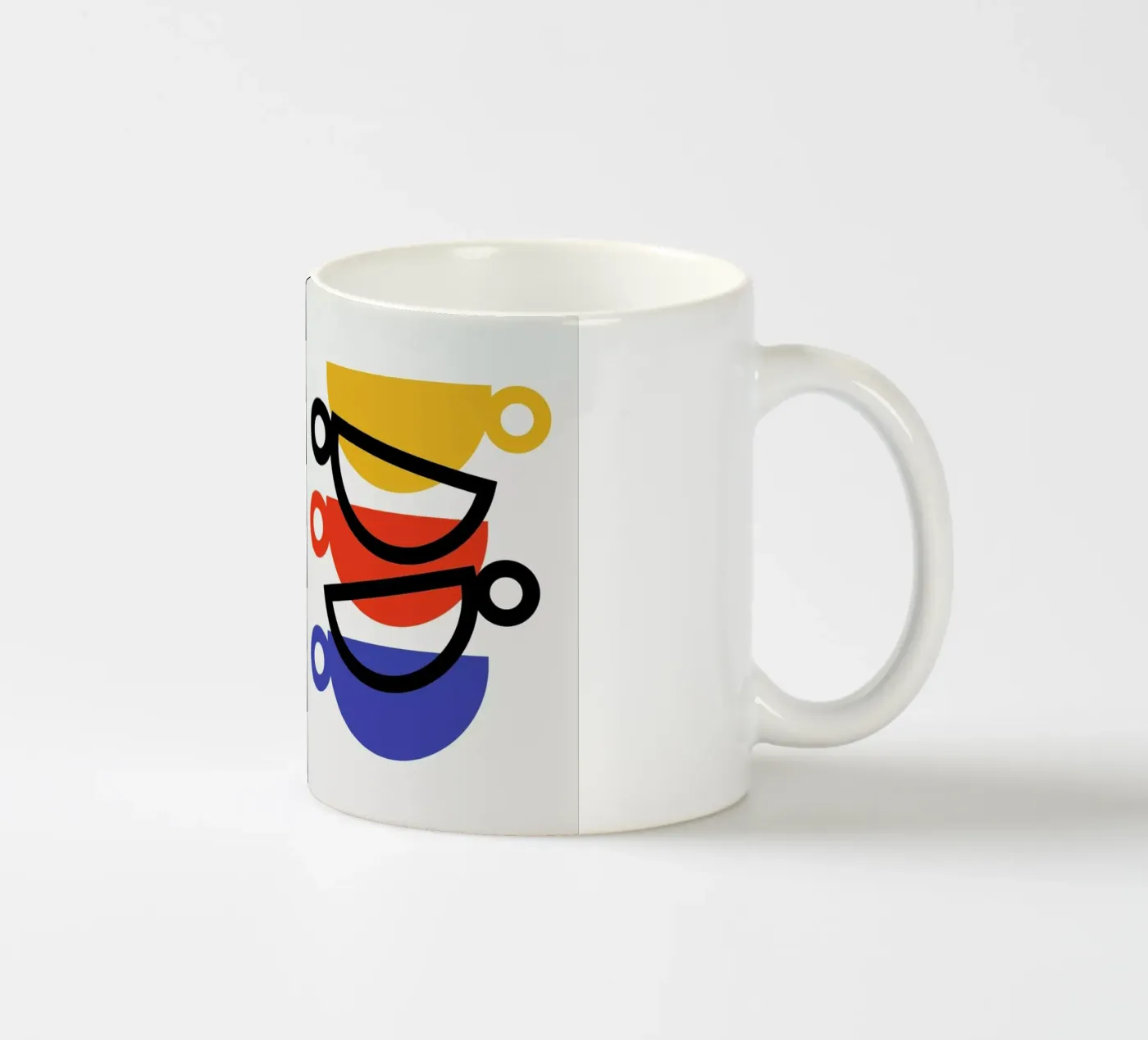 Cafe ceramic mug by Bo Lundberg