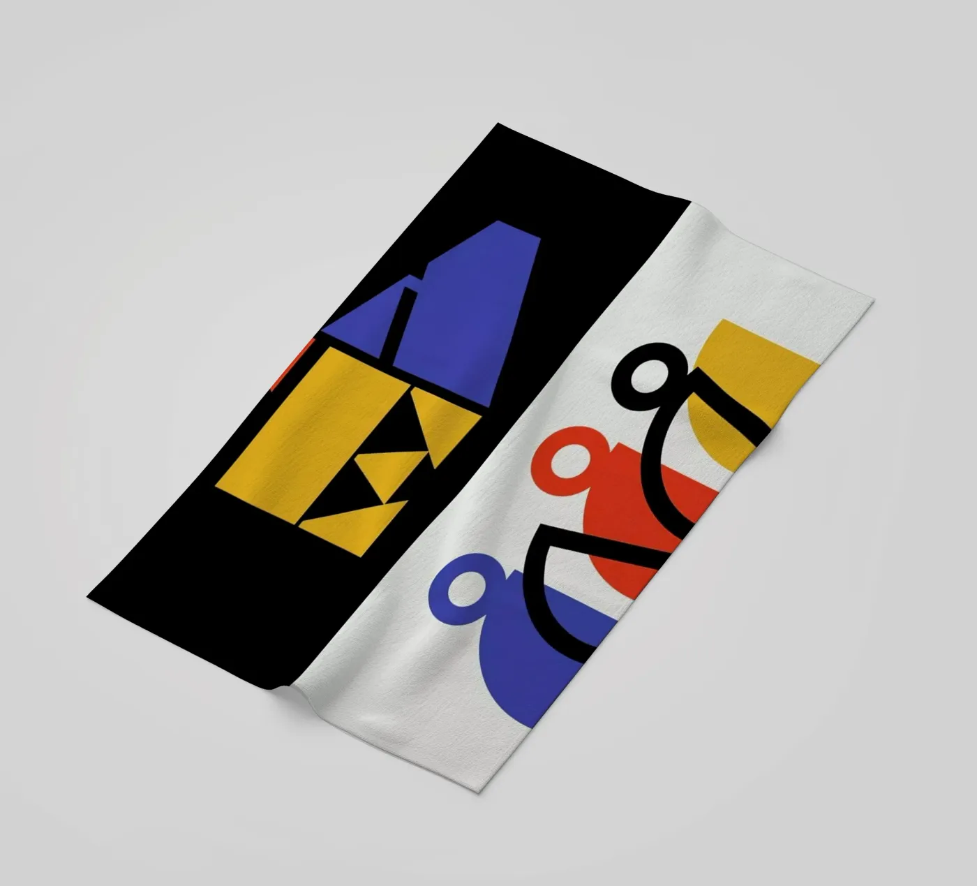 Cafe beach towel by Bo Lundberg