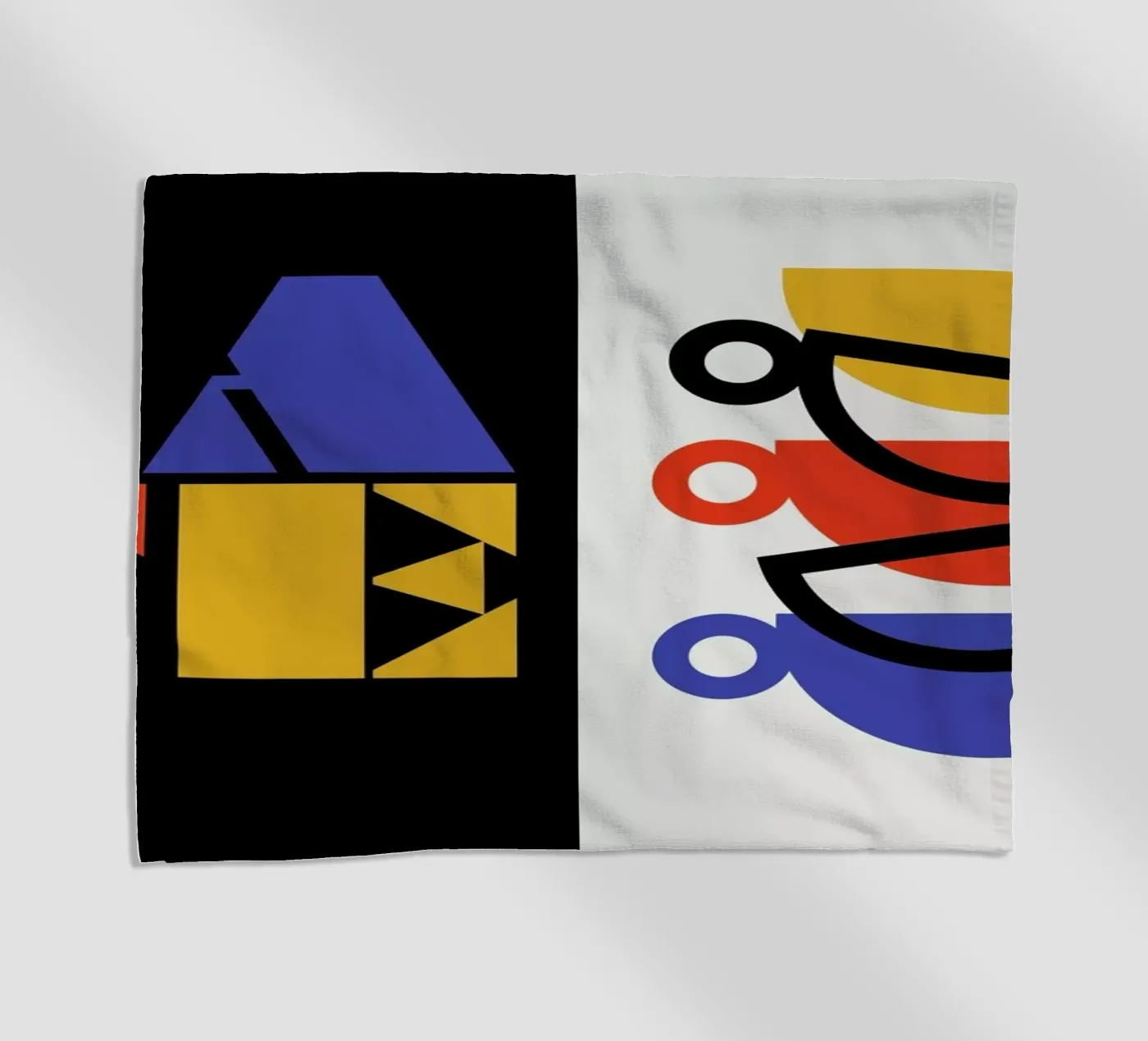 Cafe beach towel by Bo Lundberg