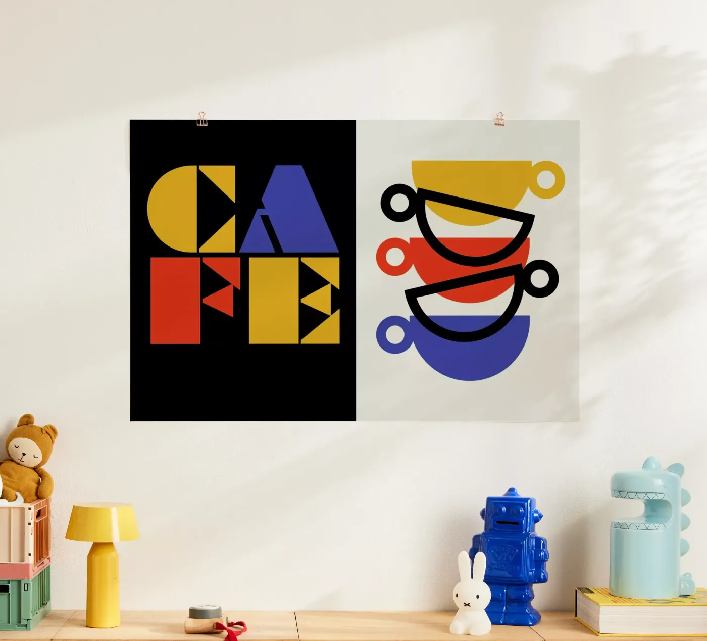 Cafe Poster von Bo Lundberg