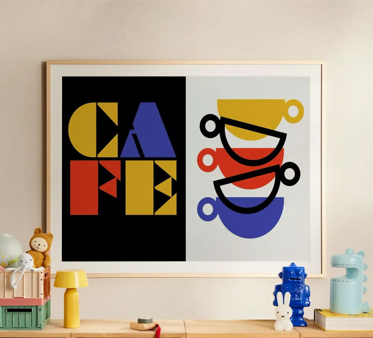 Cafe Poster von Bo Lundberg