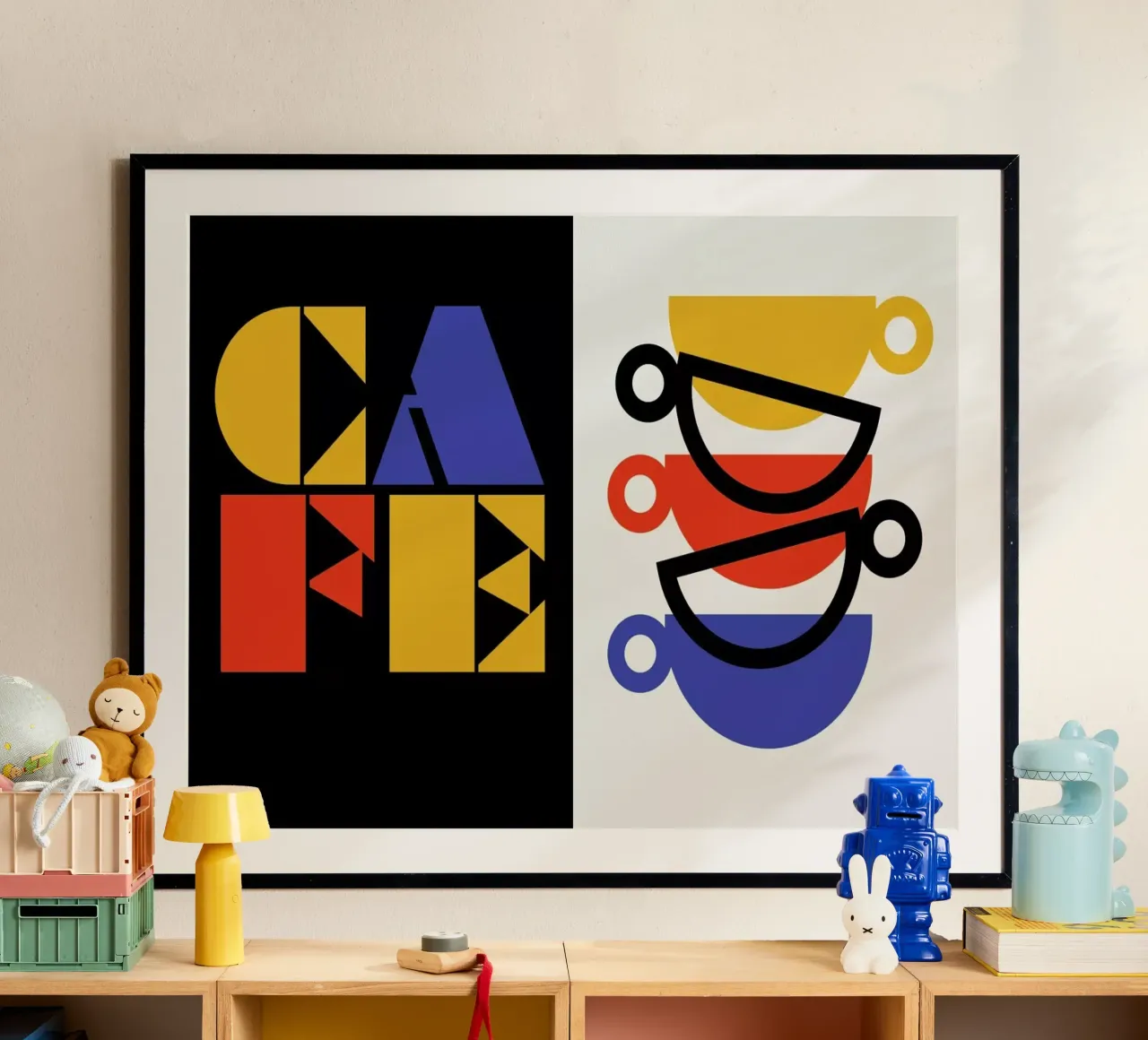Cafe Poster von Bo Lundberg
