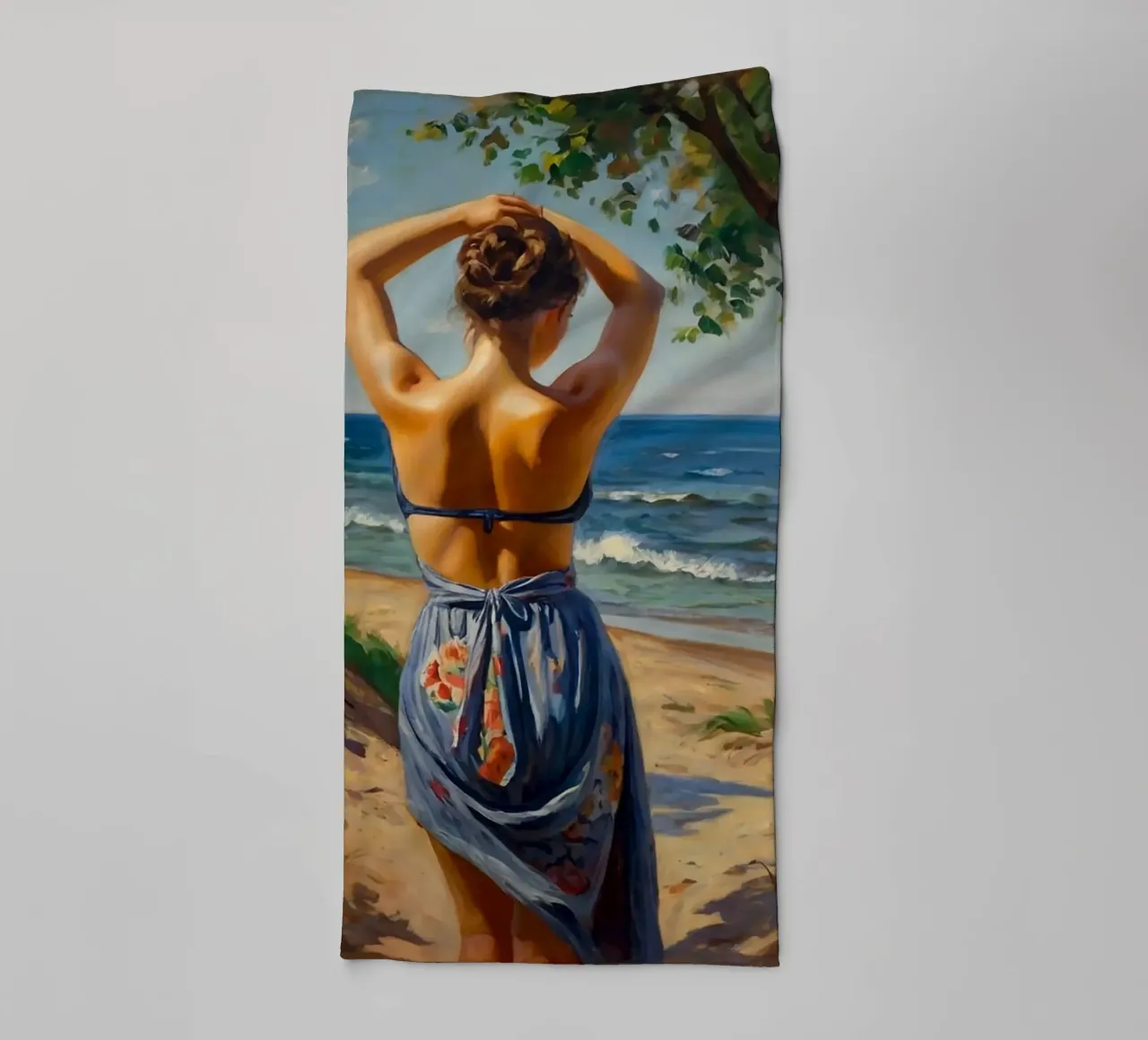 Summer Reverie towel by Cute Art