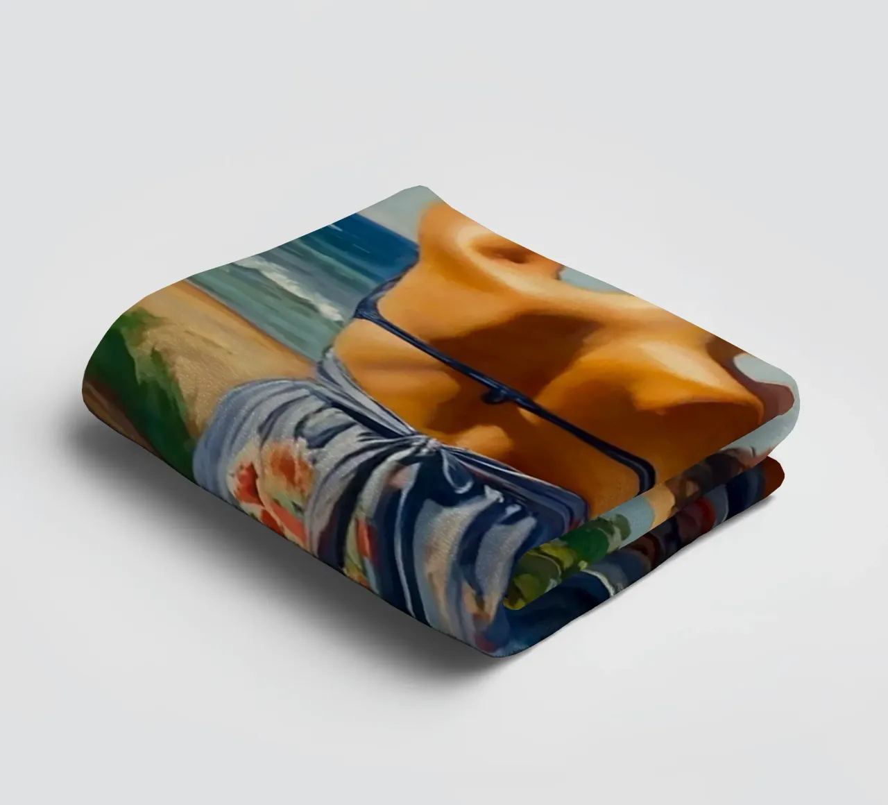Summer Reverie towel by Cute Art