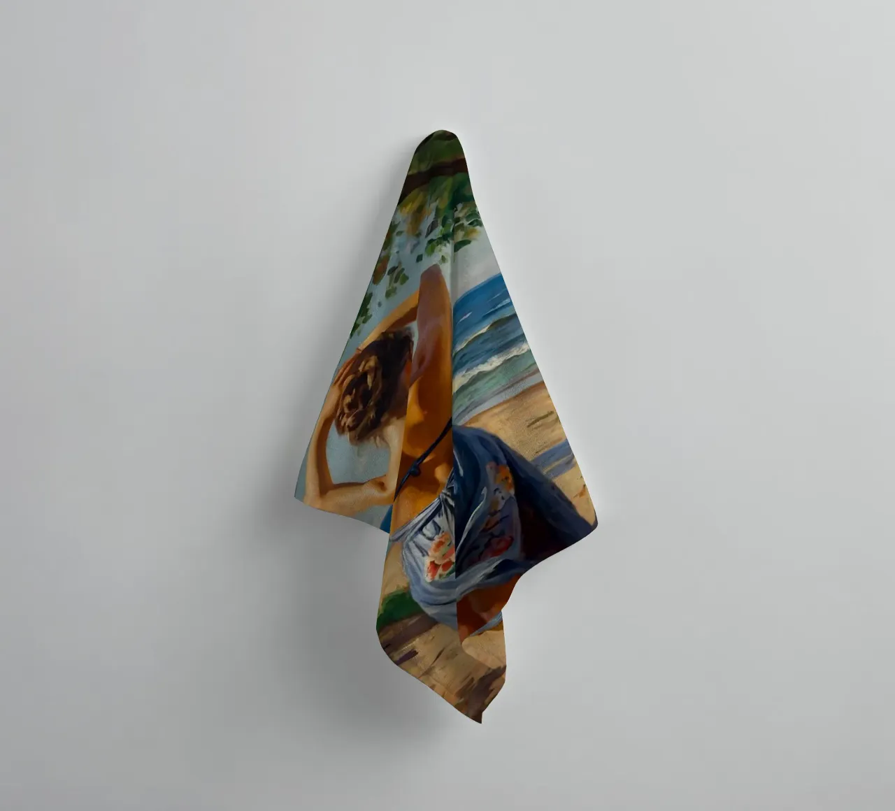 Summer Reverie towel by Cute Art