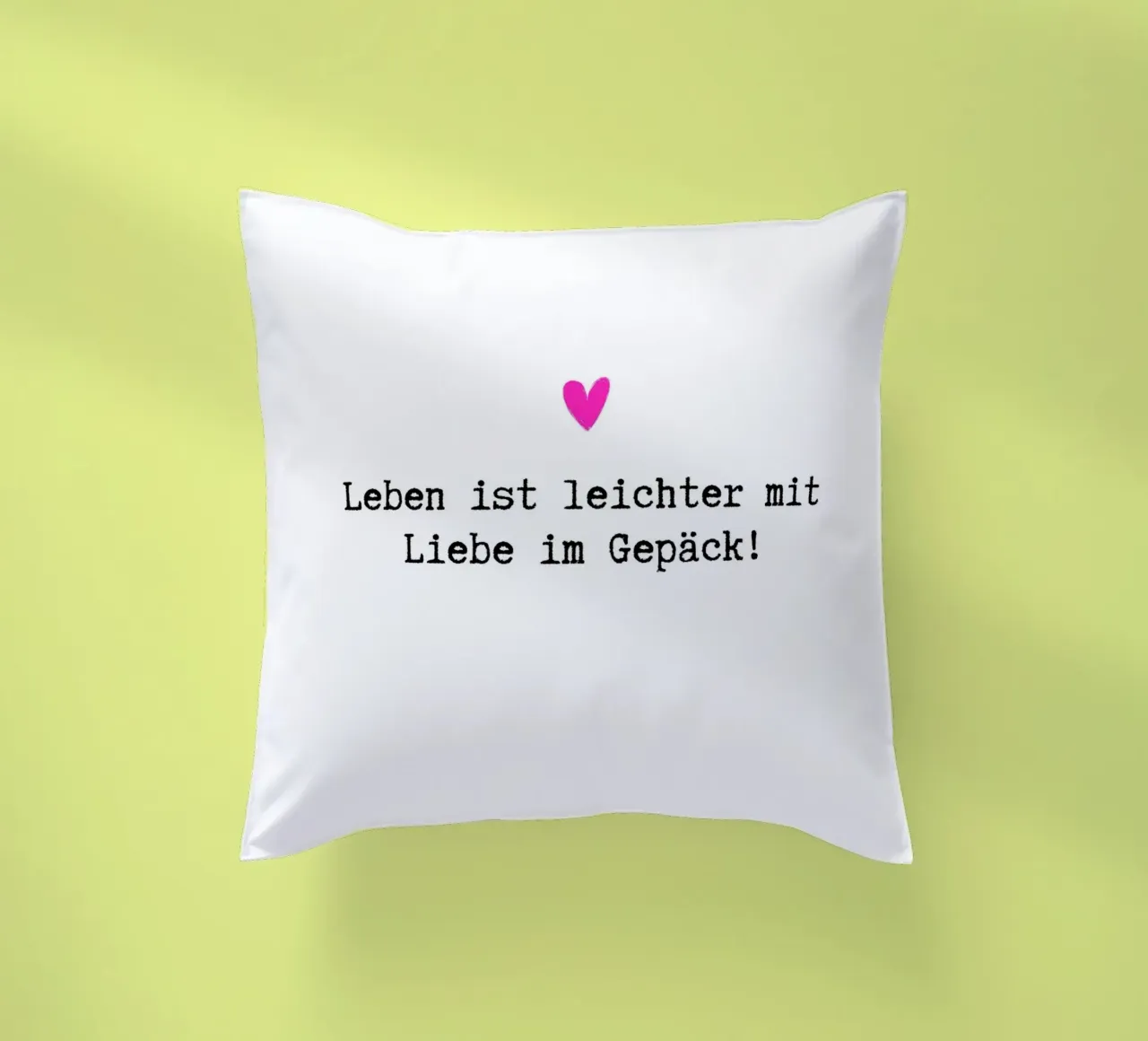 Liebe im Gepäck cuscino da DigiWunderwerk