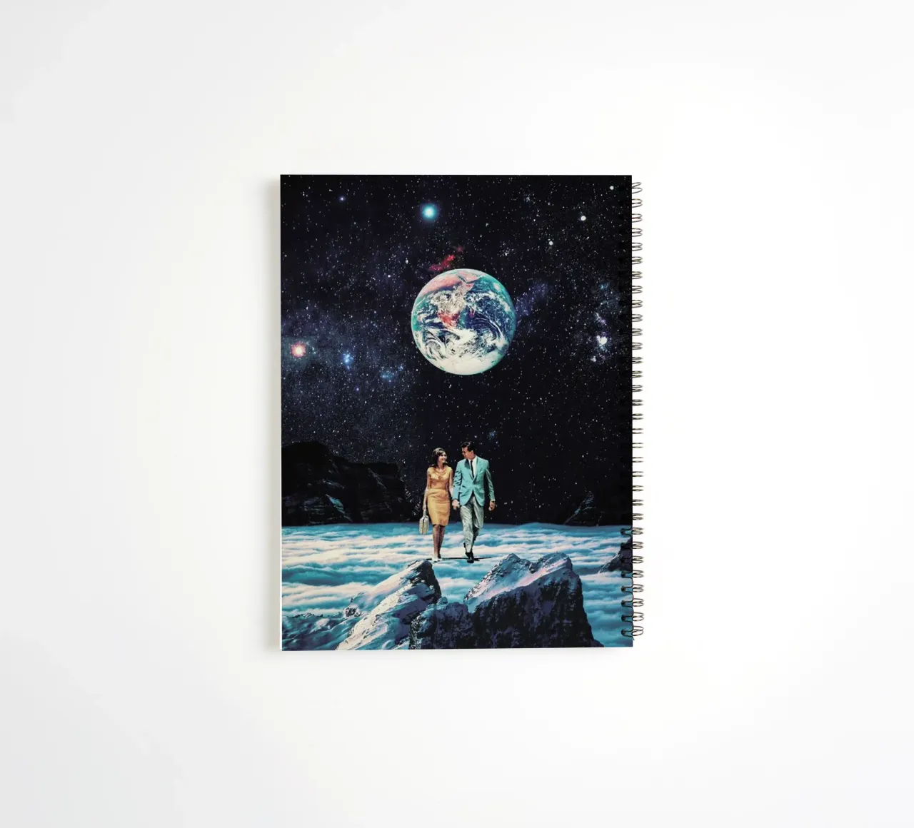 I Promise You We Will Be Back Soon spiral notebook by Frank Moth