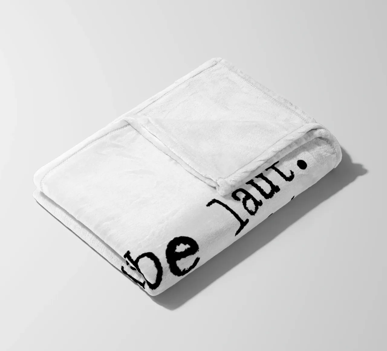 Lebe laut. Liebe echt. coperta in pile da DigiWunderwerk