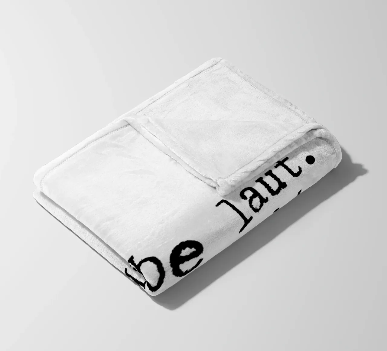 Lebe laut. Liebe echt. coperta in pile da DigiWunderwerk