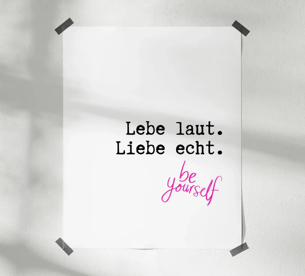 Lebe laut. Liebe echt. hahnemühle de DigiWunderwerk