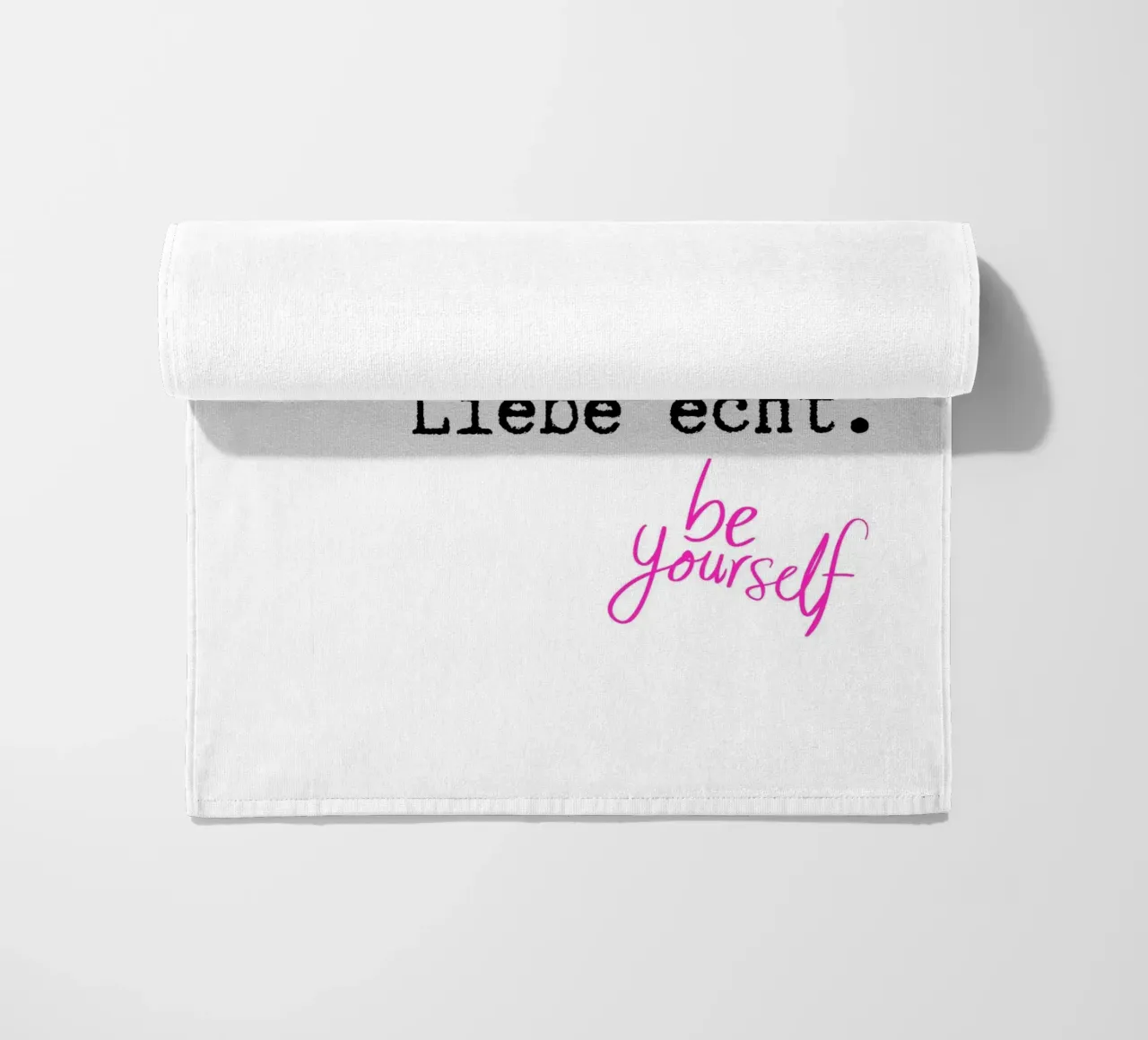 Lebe laut. Liebe echt. telo mare da DigiWunderwerk