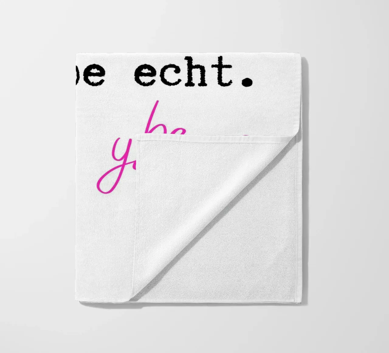 Lebe laut. Liebe echt. telo mare da DigiWunderwerk