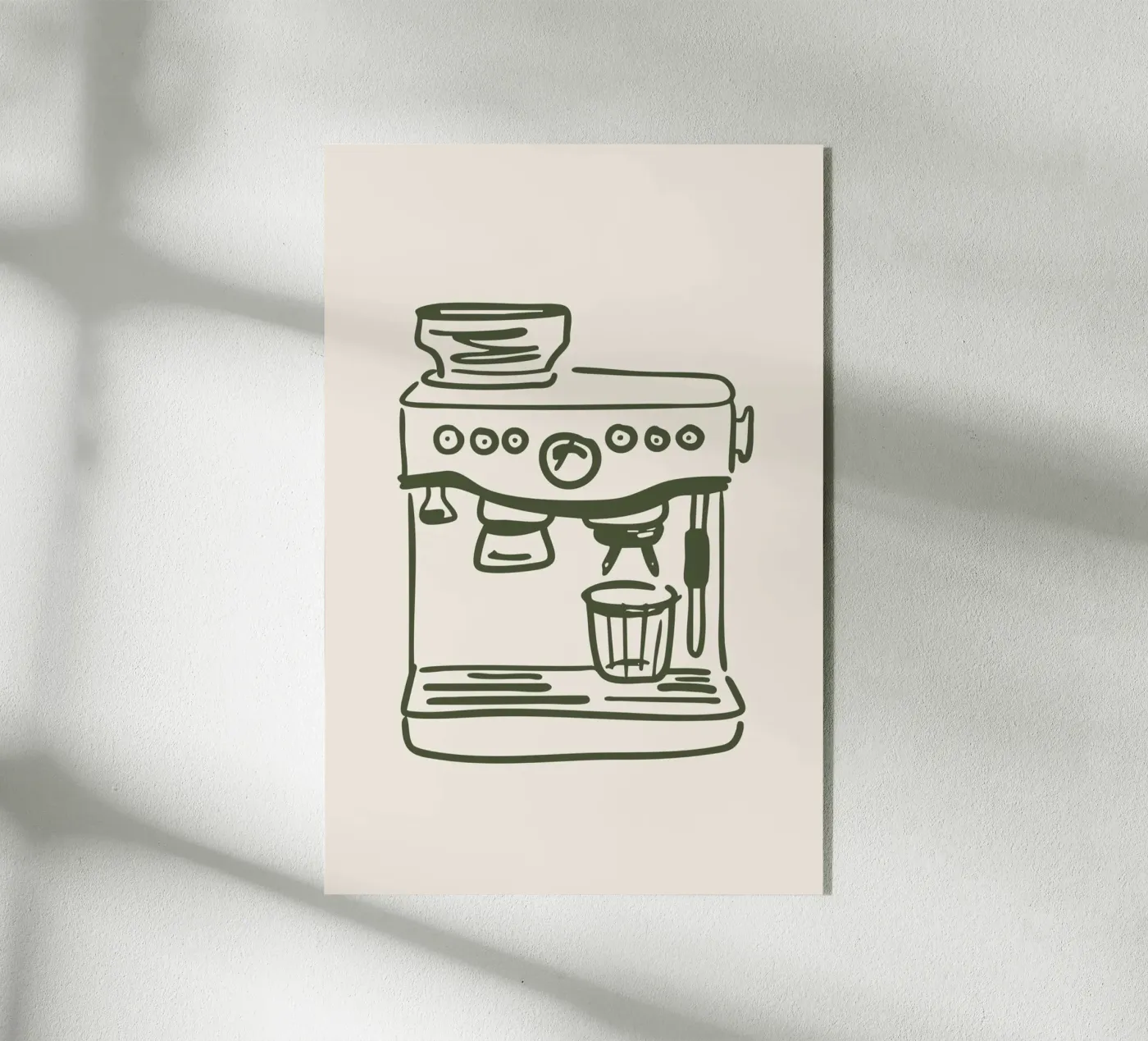 Coffee Machine plexiglas de Trend Collection by Palmartprints