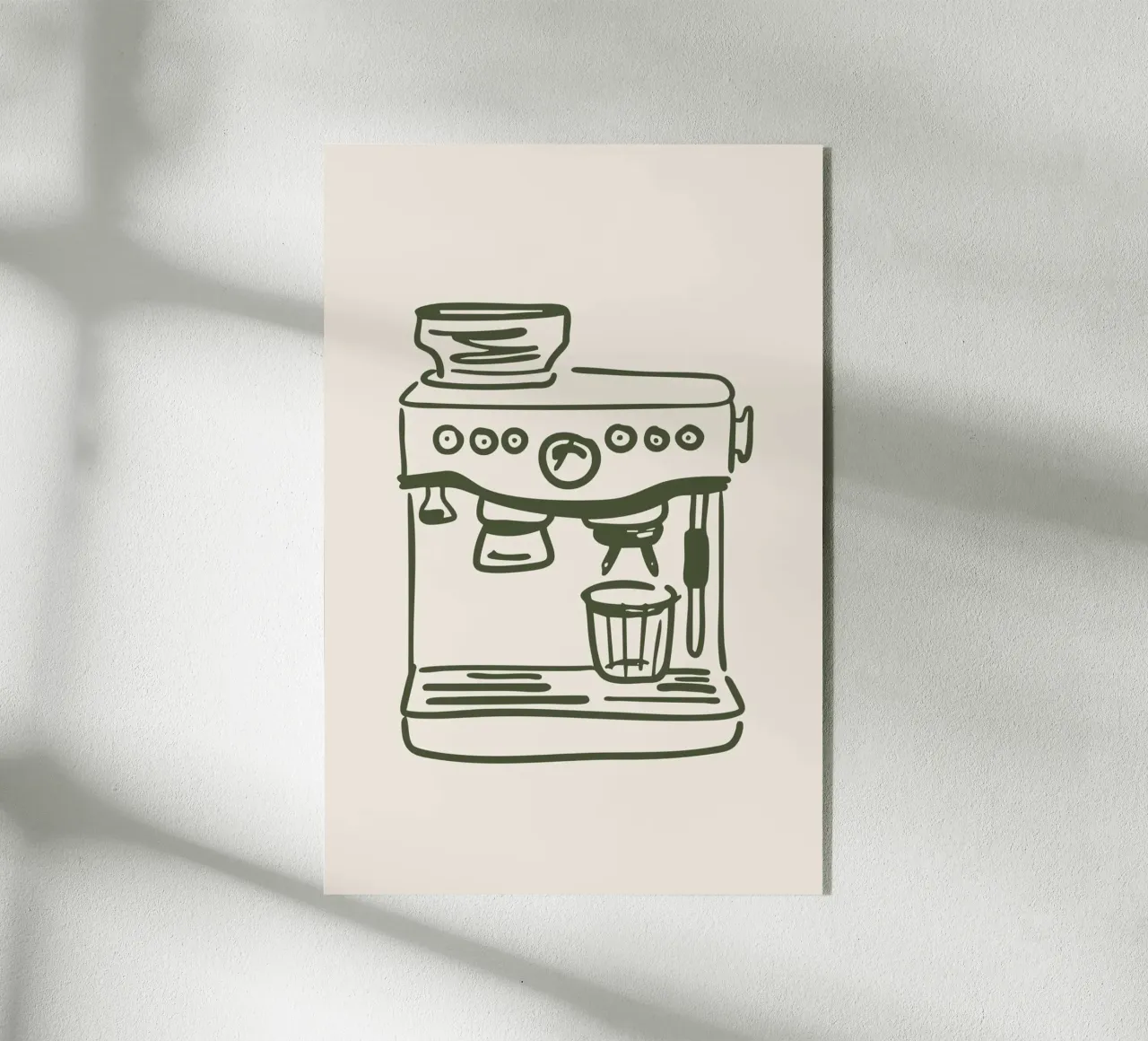 Coffee Machine plexiglass da Palmartprints