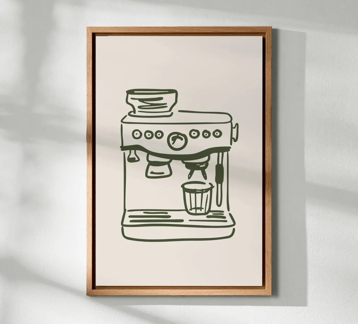 Coffee Machine tela da Trend Collection by Palmartprints