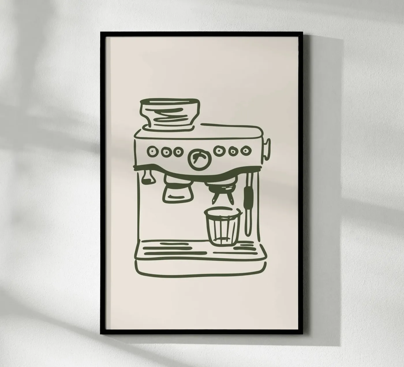 Coffee Machine Poster von Trend Collection by Palmartprints