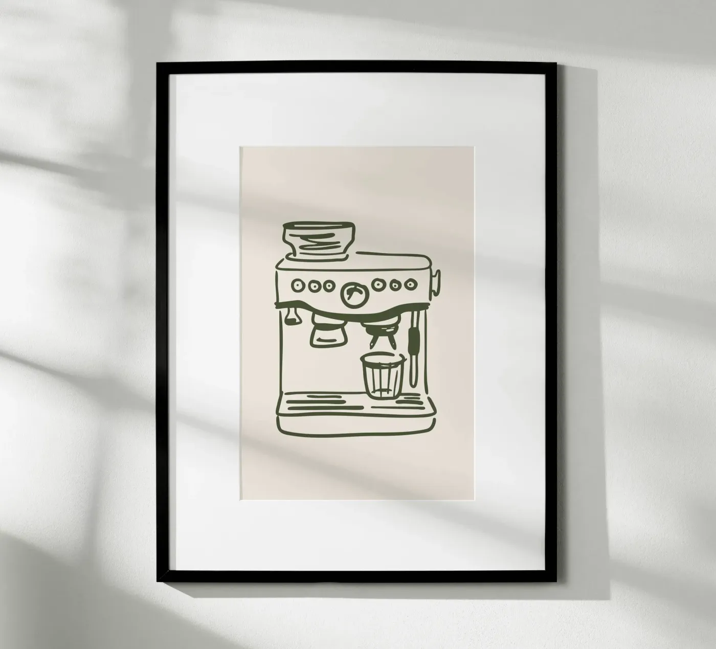 Coffee Machine Poster von Trend Collection by Palmartprints