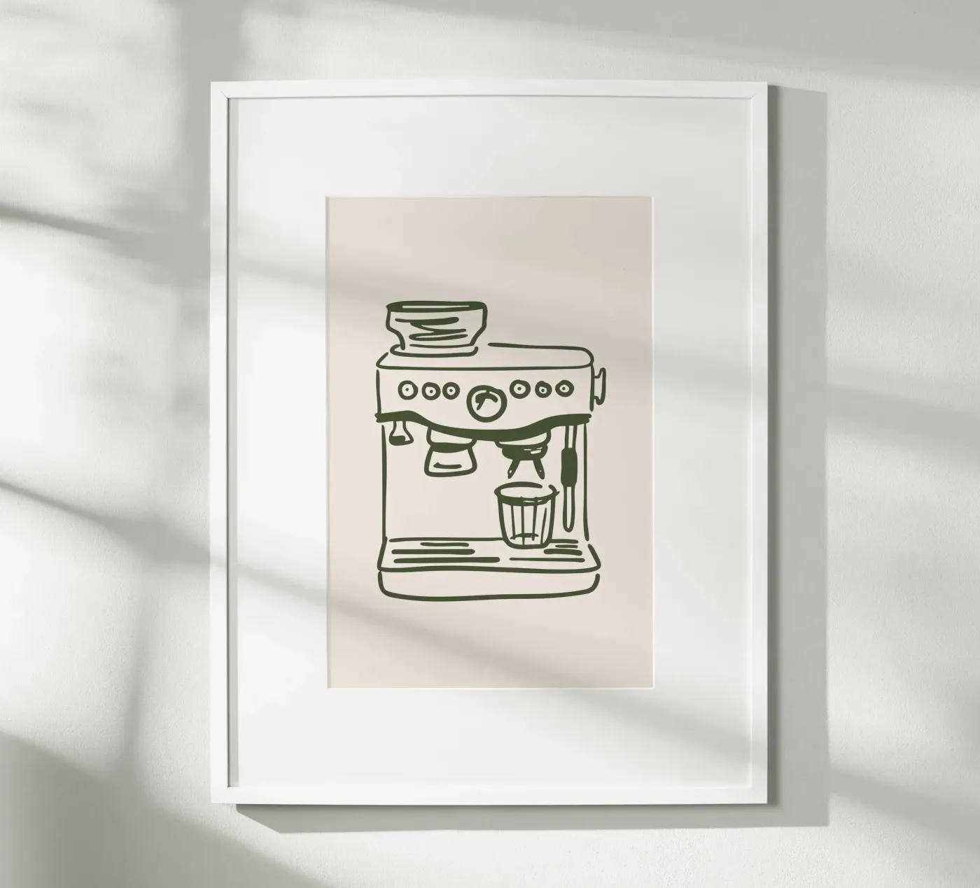 Coffee Machine Poster von Trend Collection by Palmartprints