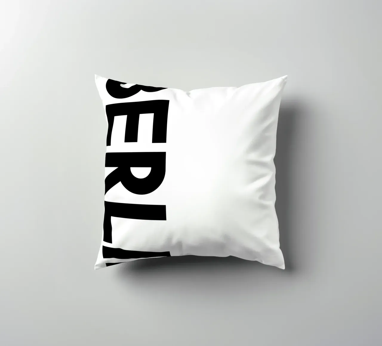 Berlin decorative cushion by YV TYPOGRAPHY