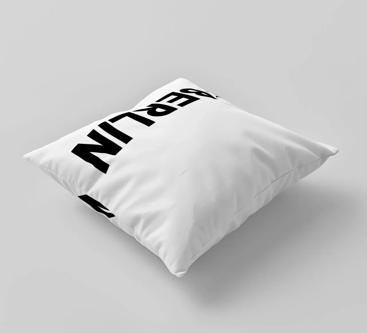 Berlin decorative cushion by YV TYPOGRAPHY