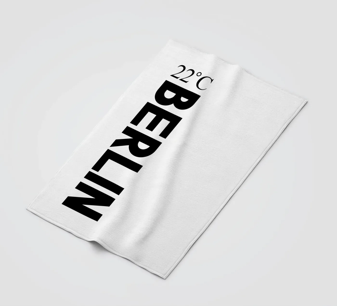 Berlin plaid polaire de YV TYPOGRAPHY