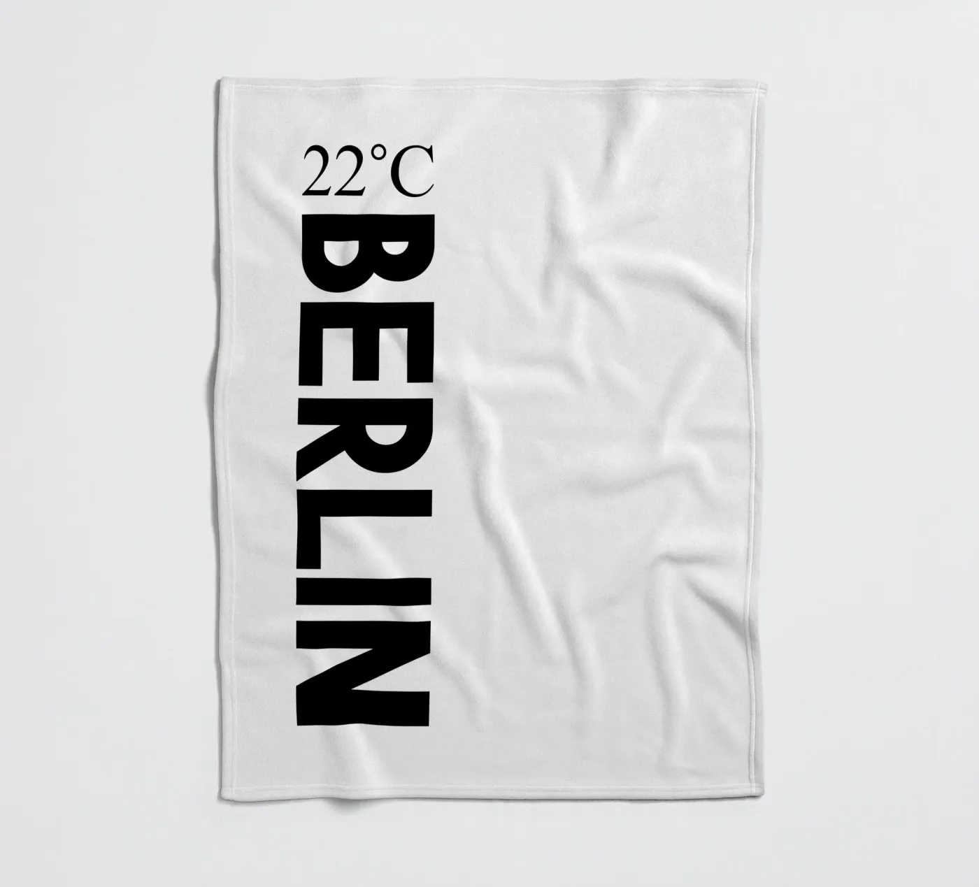 Berlin plaid polaire de YV TYPOGRAPHY