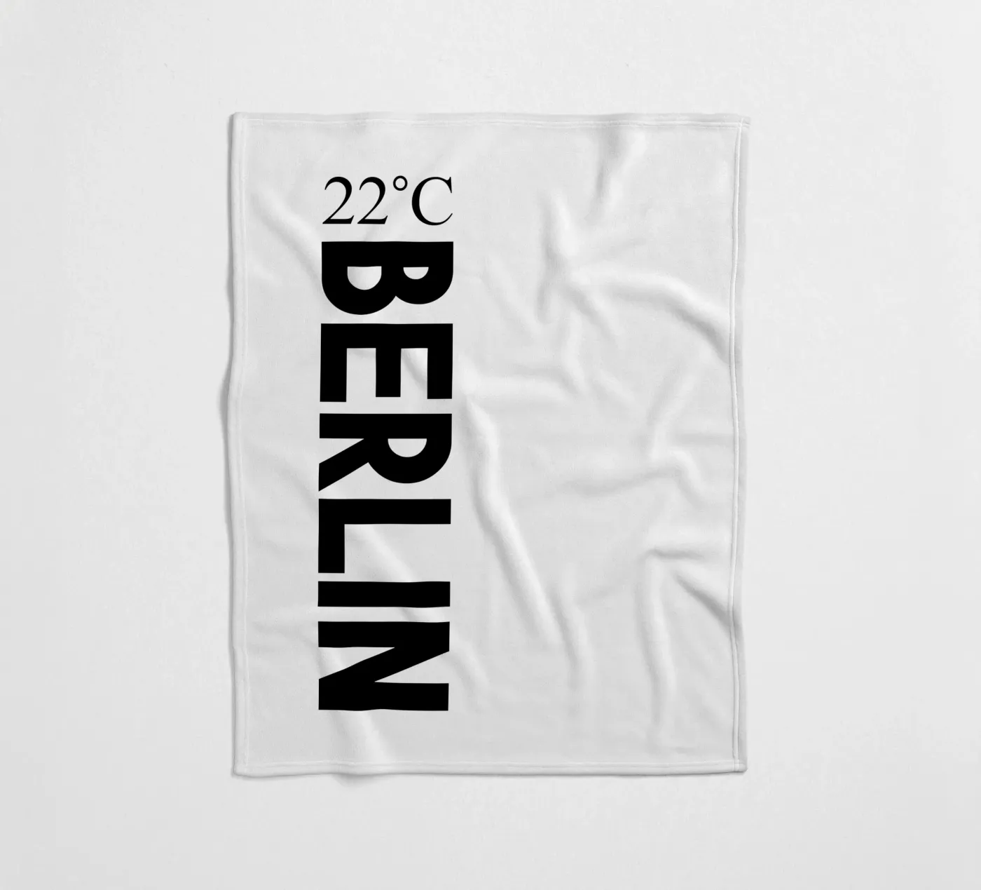 Berlin plaid polaire de YV TYPOGRAPHY