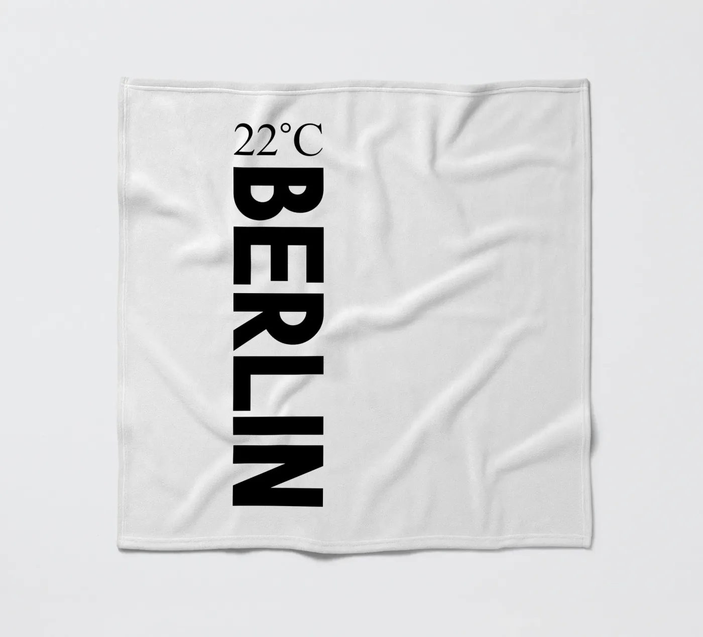 Berlin plaid polaire de YV TYPOGRAPHY