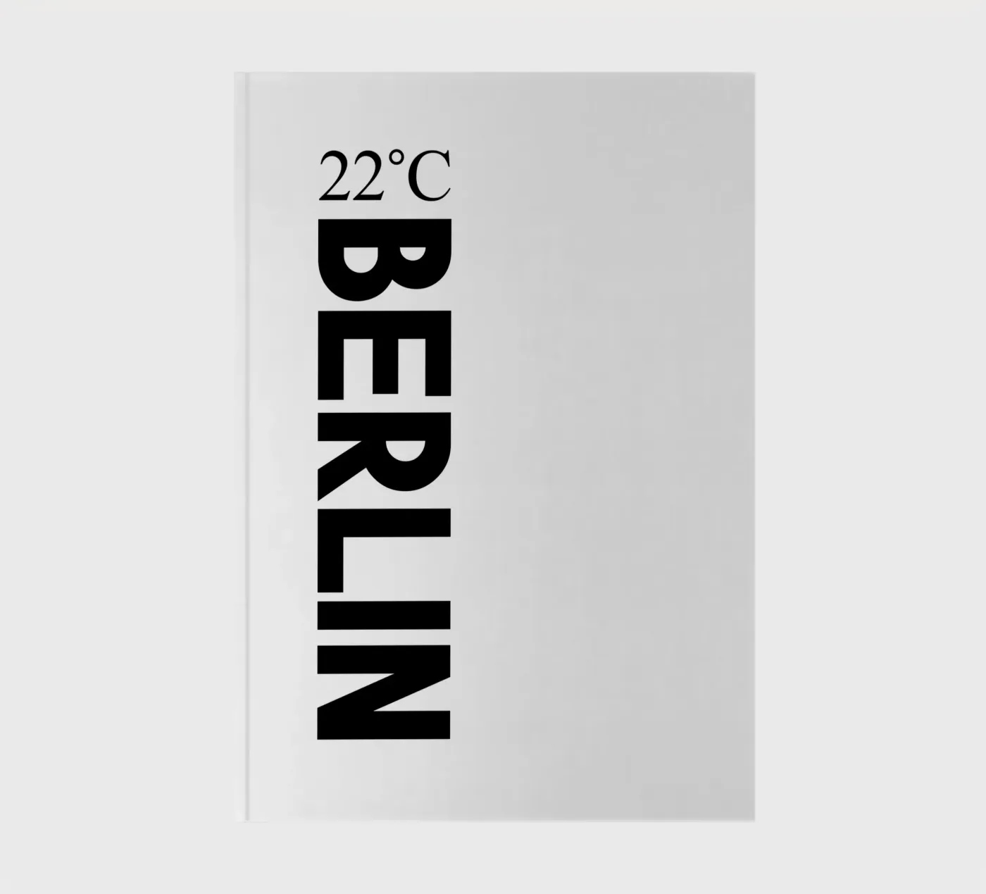 Berlin notebook by YV TYPOGRAPHY