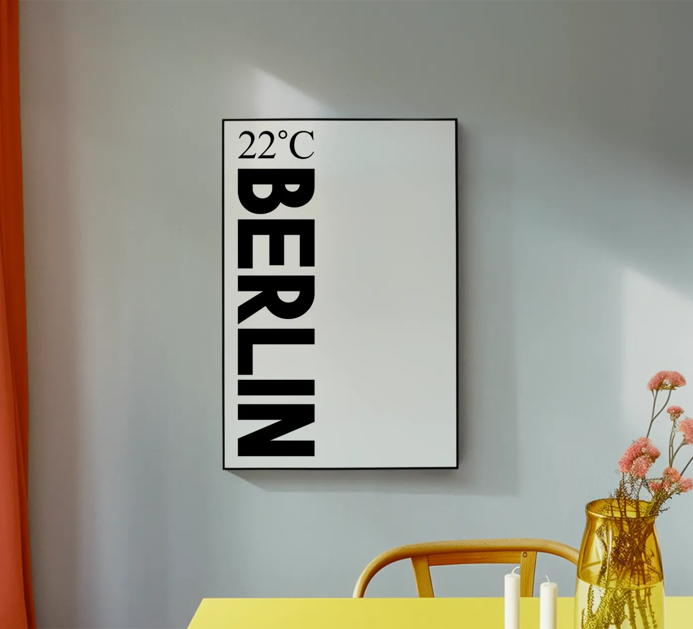 Berlijn acryl van YV TYPOGRAPHY