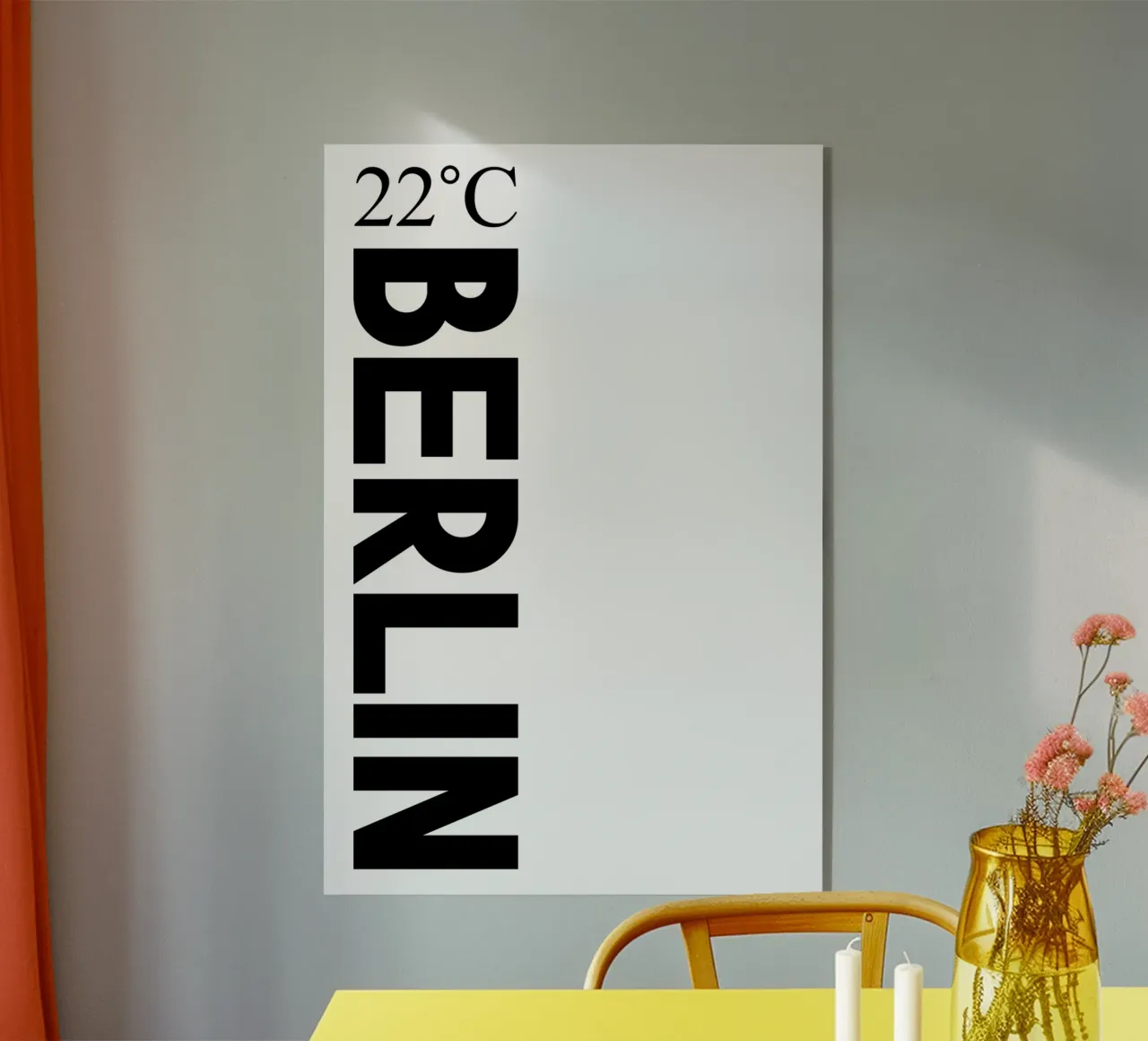 Berlin acrylic glass by YV TYPOGRAPHY